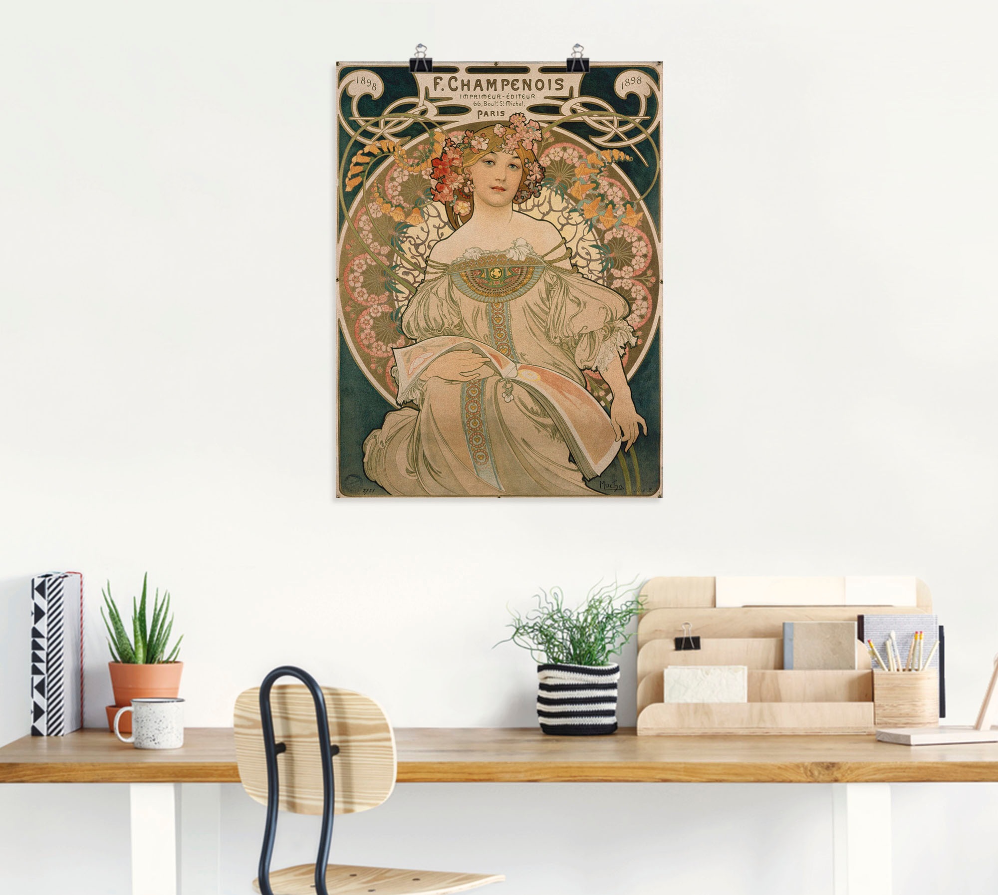 Artland Kunstdruck "Plakat für F. Champenois. 1897" Ausstellungsplakate 1 S günstig online kaufen