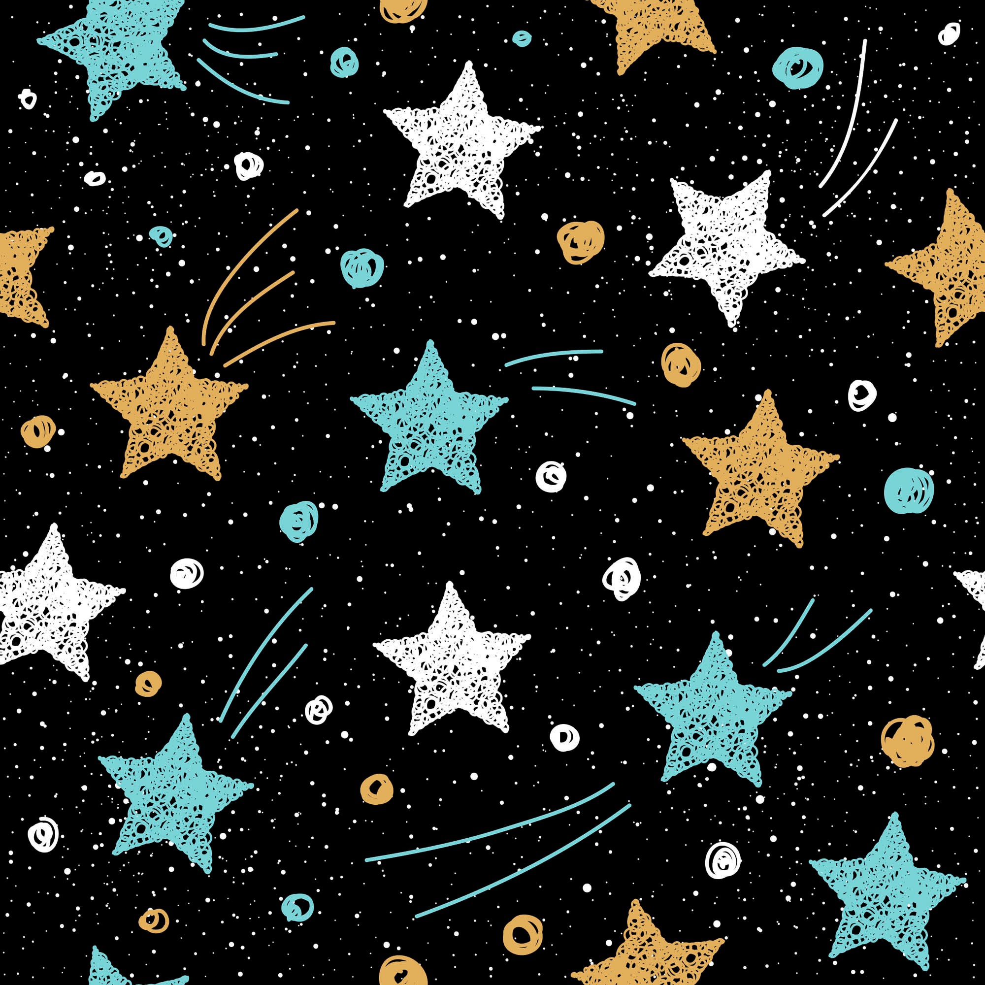 queence Dekokissen »Galaxy«, Kissenhülle,Galaxie,Sterne,Bunte Sterne,Universum,Nacht,Farbenfroh