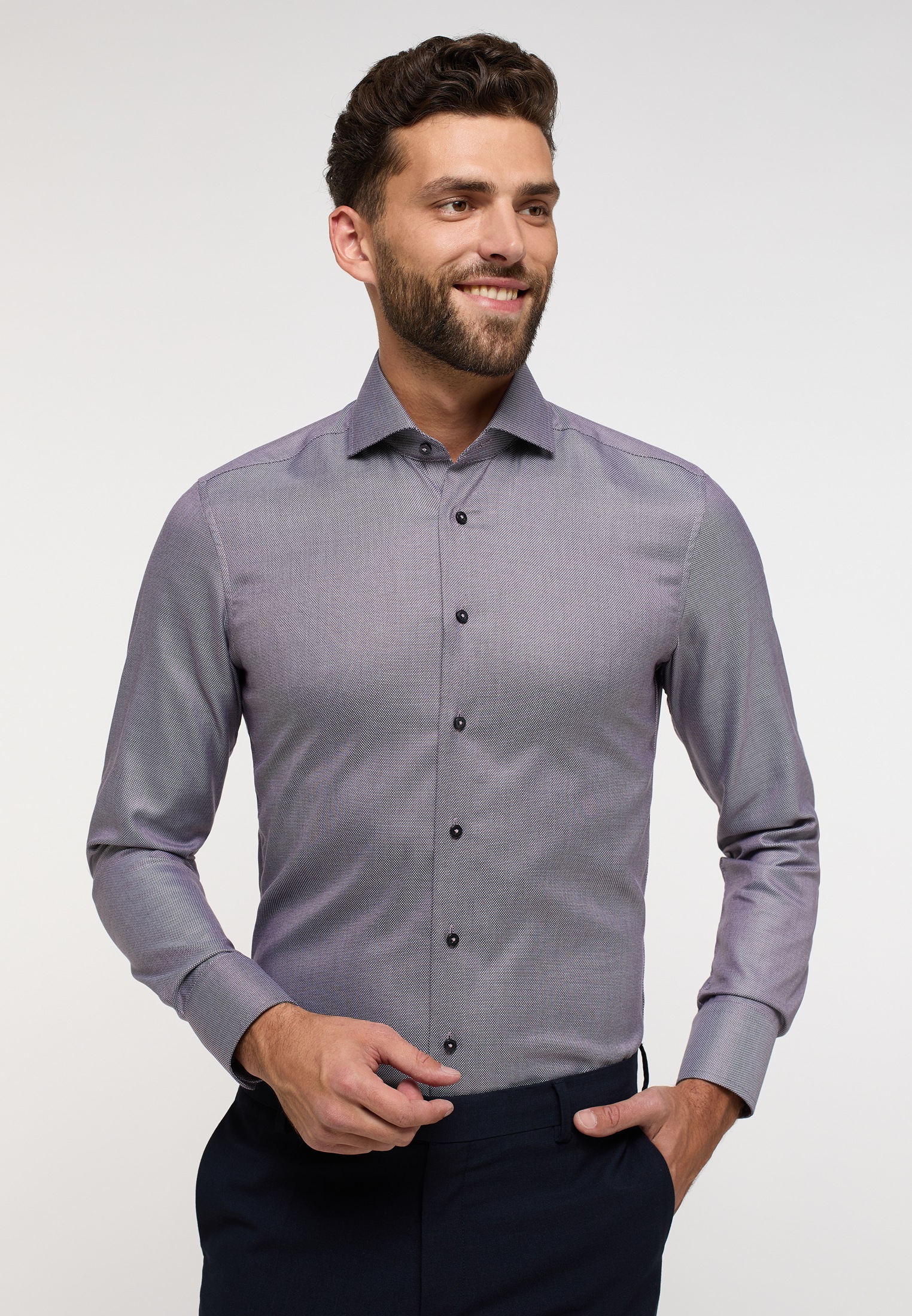 Eterna Langarmhemd »SLIM FIT«