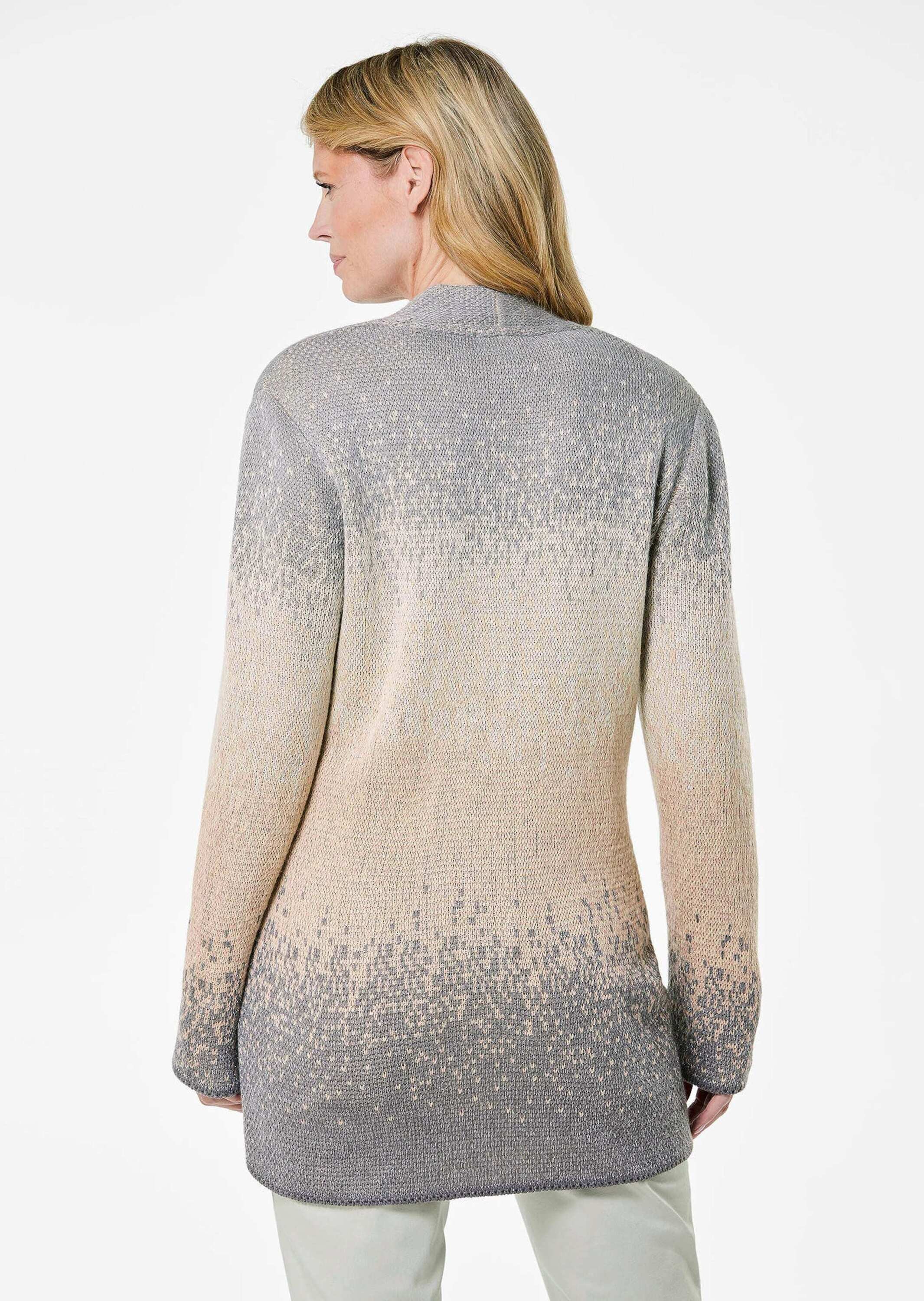 GOLDNER Strickpullover »Kurzgröße Strickjacke«