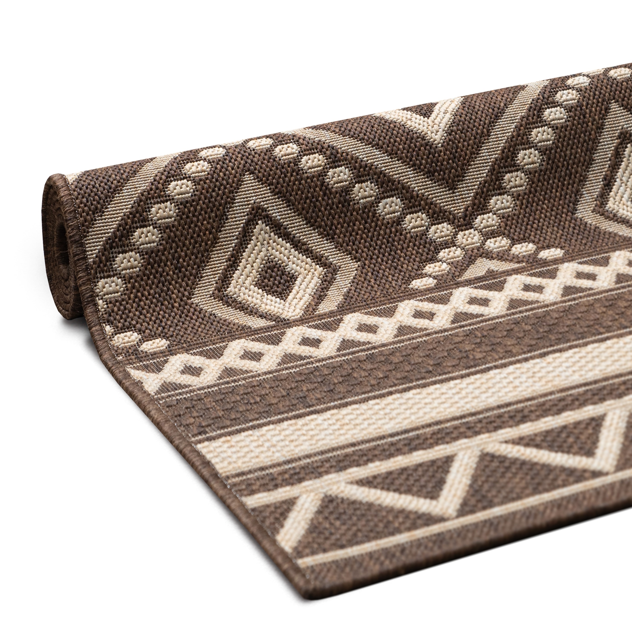 my home Teppich »Toronto auch als Läufer erhältlich«, rechteckig, 3 mm Höhe, In- und Outdoor geeignet, Sisal-Optik, Wetterfest & UV-beständig, Boho