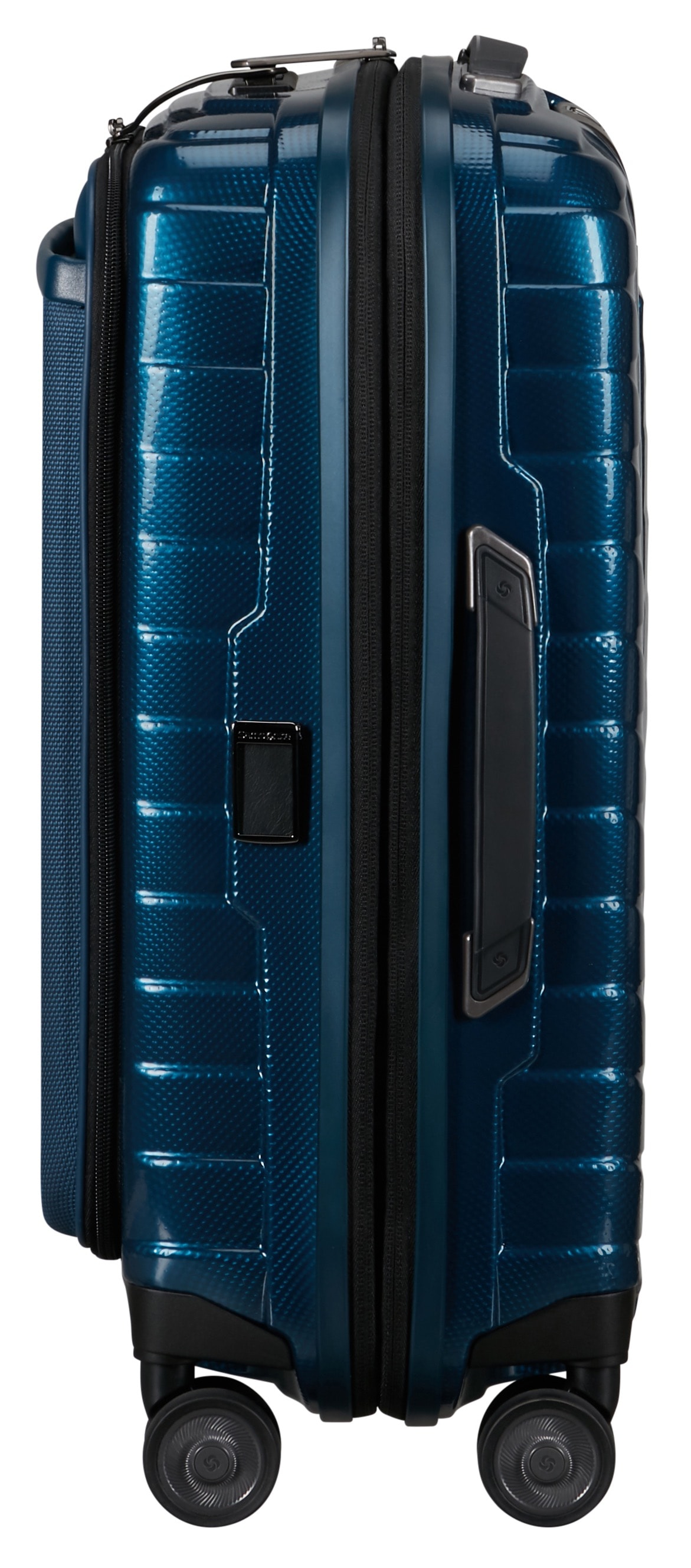 Samsonite Hartschalen-Trolley »PROXIS 55 EXP easy access« 42 l 4 Rollen Handgepäck Hartschalenkoffer Volumenerweiterung Laptopfach