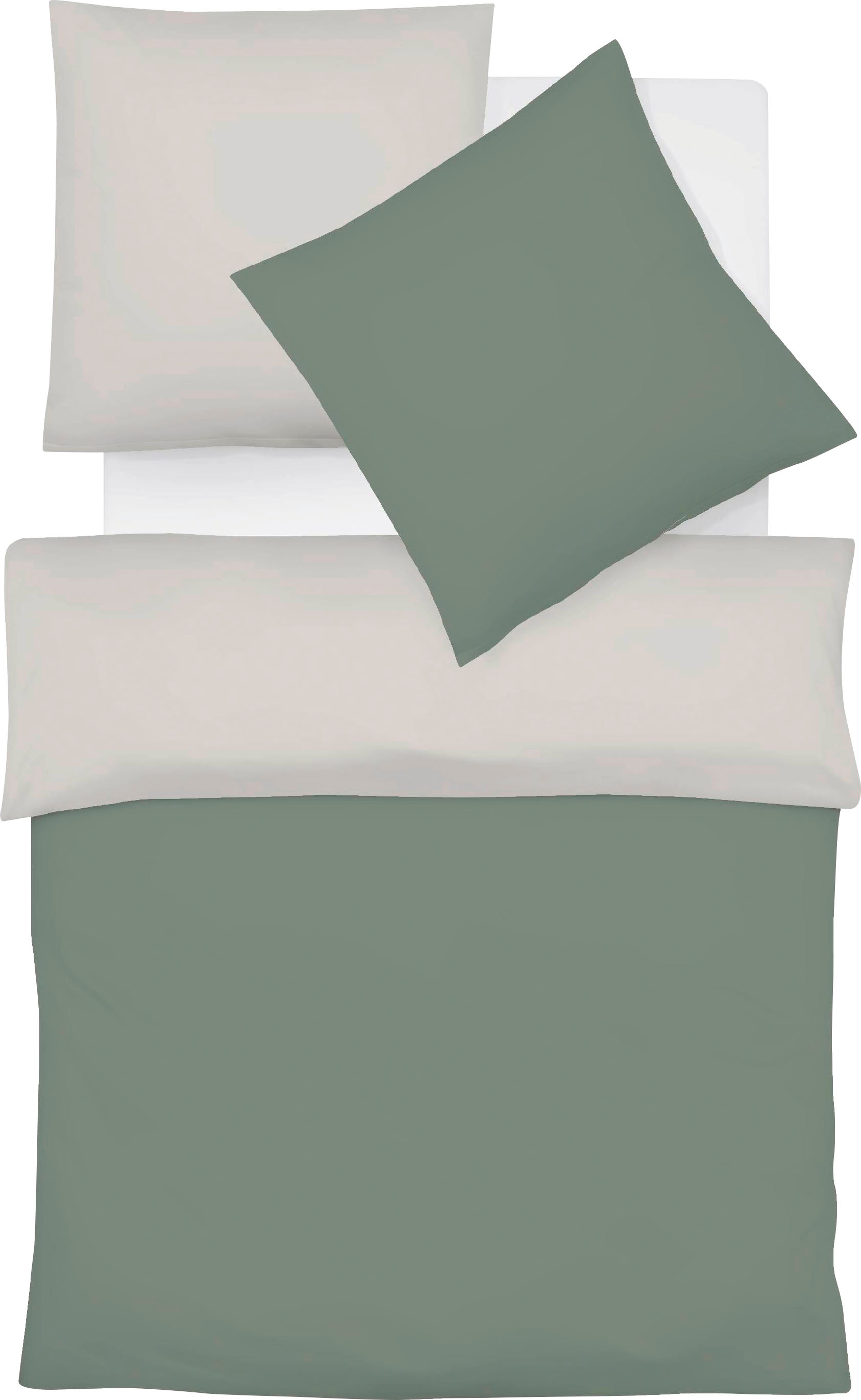 fleuresse "Provence W" 2 Stk. 50% Baumwolle, 50% Leinen, in Gr. 135x200, 155x220, 200x200cm