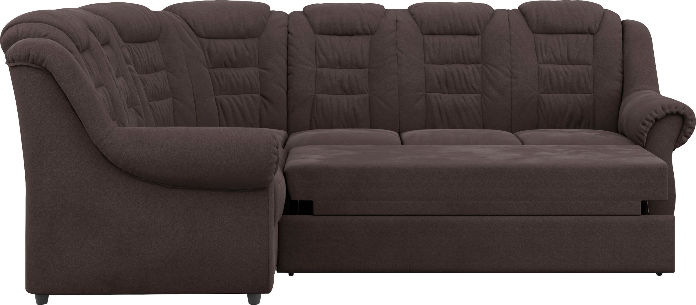 Home affaire Ecksofa »Boston L-Form«, mit hoher Rückenlehne, wahlweise mit Bettfunktion & Stauraum