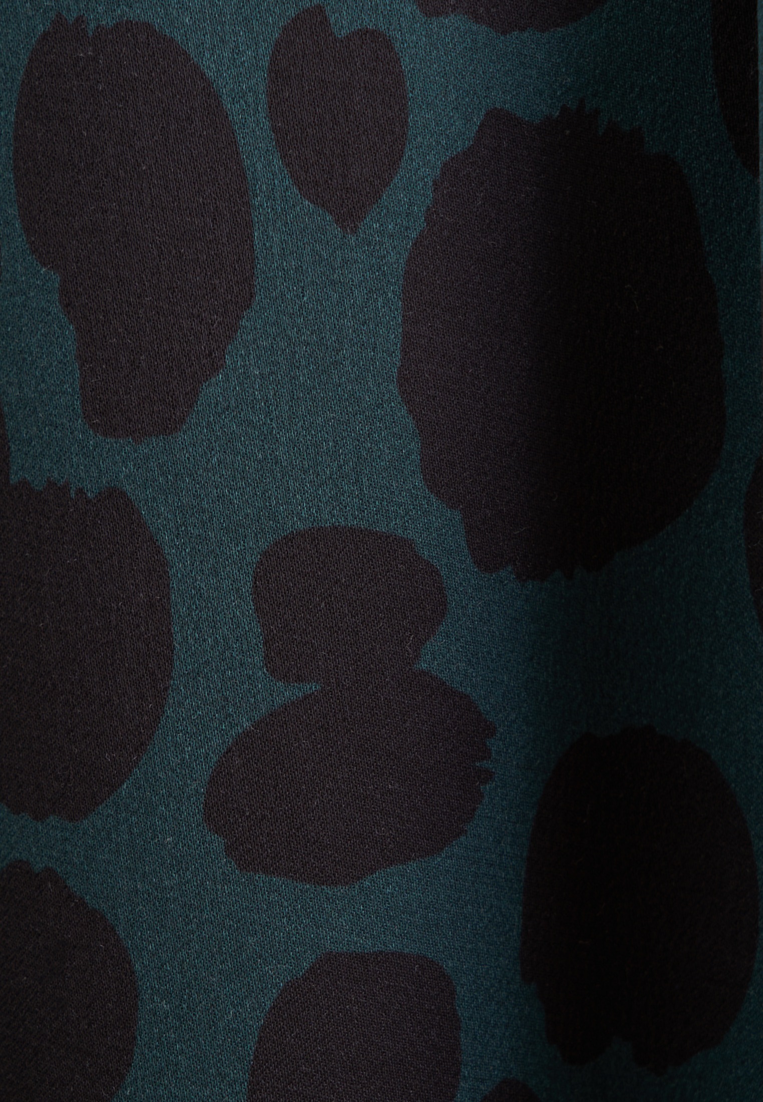 seidensticker Sommerkleid »Schwarze Rose«, Langarm V-Neck Druck