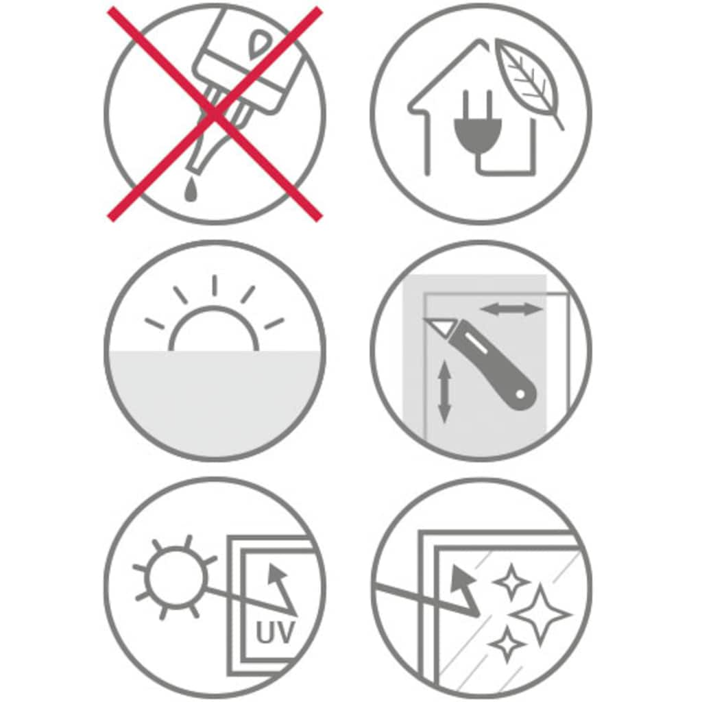 GARDINIA Fensterfolie »Statische UV-Folie«, 1 St., halbtransparent, selbstklebend