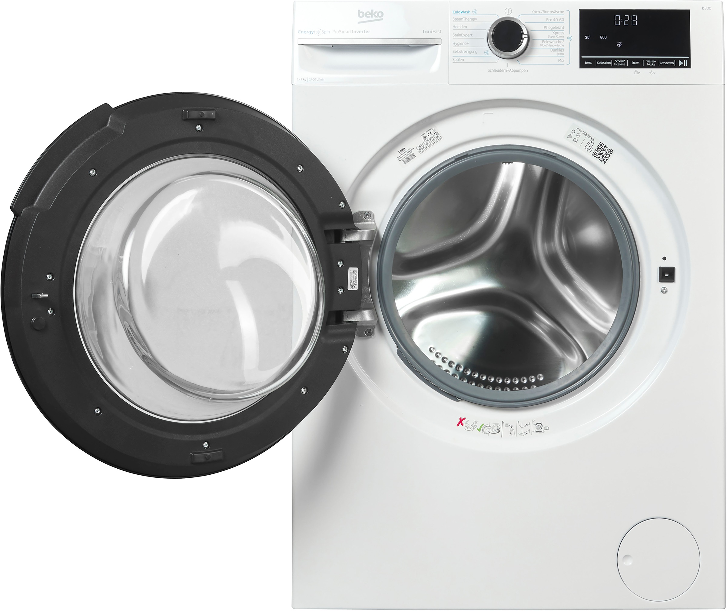 BEKO Waschmaschine "BM3WFU4741N" 7 kg 1400 U/min Waschen mit EnergySpin: Bi günstig online kaufen