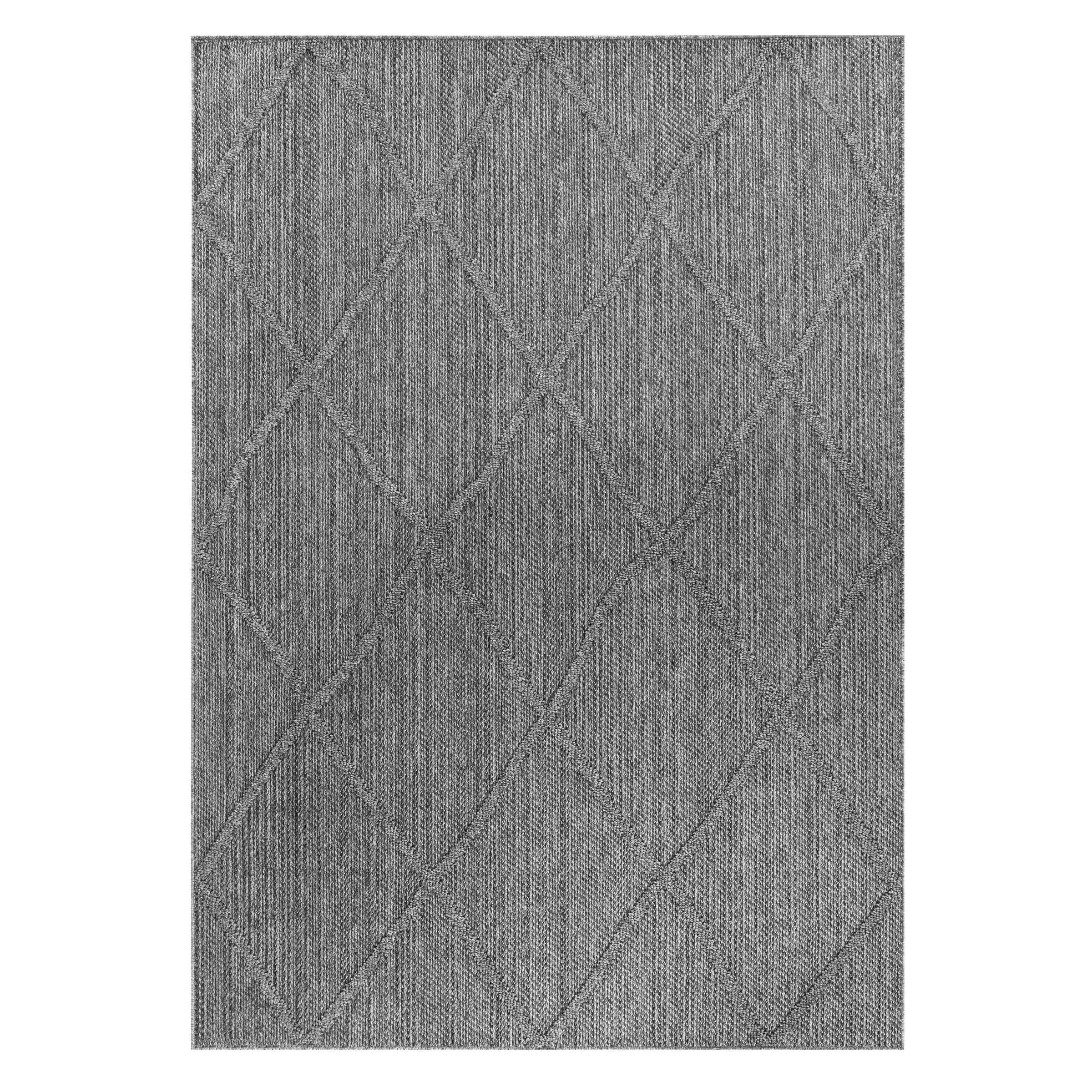 Outdoorteppich AYYILDIZ TEPPICHE "PATARA 4952", grau, B:240cm H:8mm L:340cm, Polypropylen, Teppiche, Outdoorteppich, Läufer / Pflegeleicht / Strapazierfähig / In- und Outdoor geeignet 2