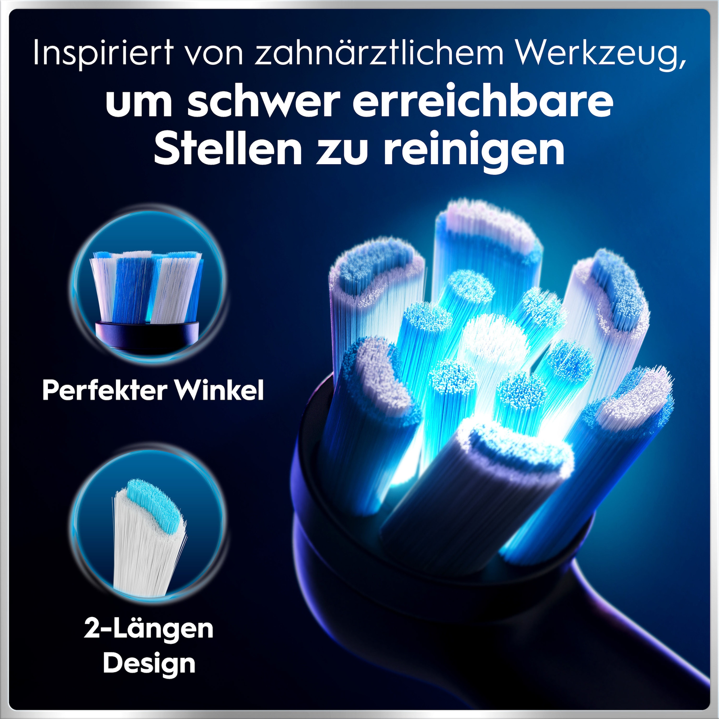 Oral-B Elektrische Zahnbürste »iO 6« 2 Stk. Aufsteckbürsten mit Magnet-Technologie, Display, 5 Putzmodi, Reiseetui