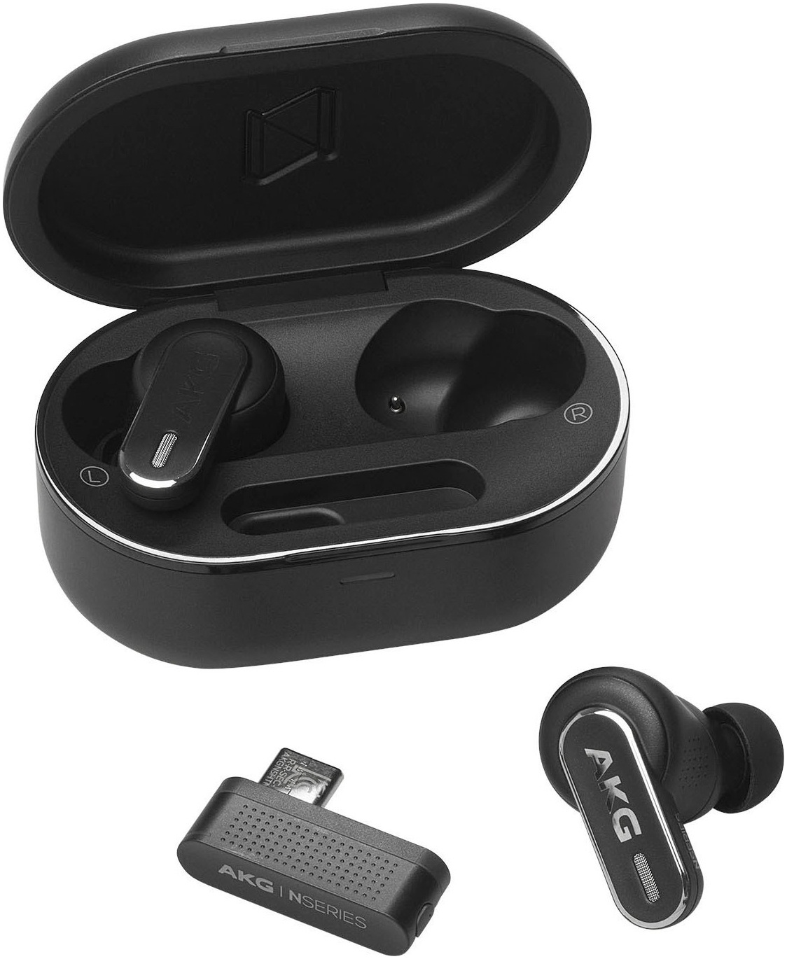 AKG wireless In-Ear-Kopfhörer "N5 Hybrid", schwarz, Kopfhörer