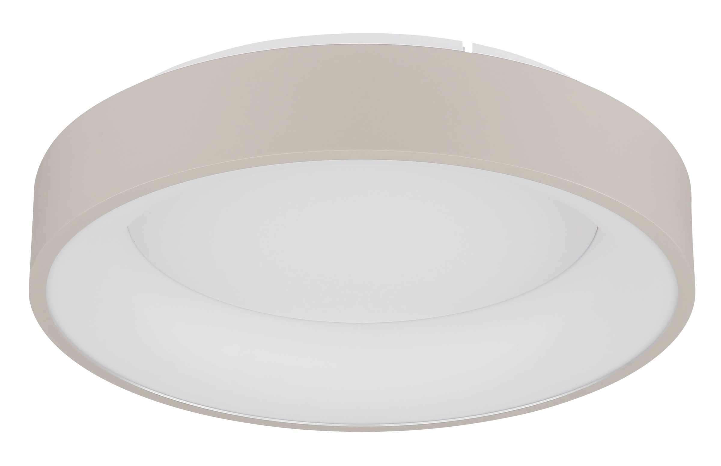 GLOBO LIGHTING Deckenleuchte »GALLEGOS« LED-Modul 1 Stk. Sandfarbene Deckenleuchte dimmbar mit LED, Fernbedienung