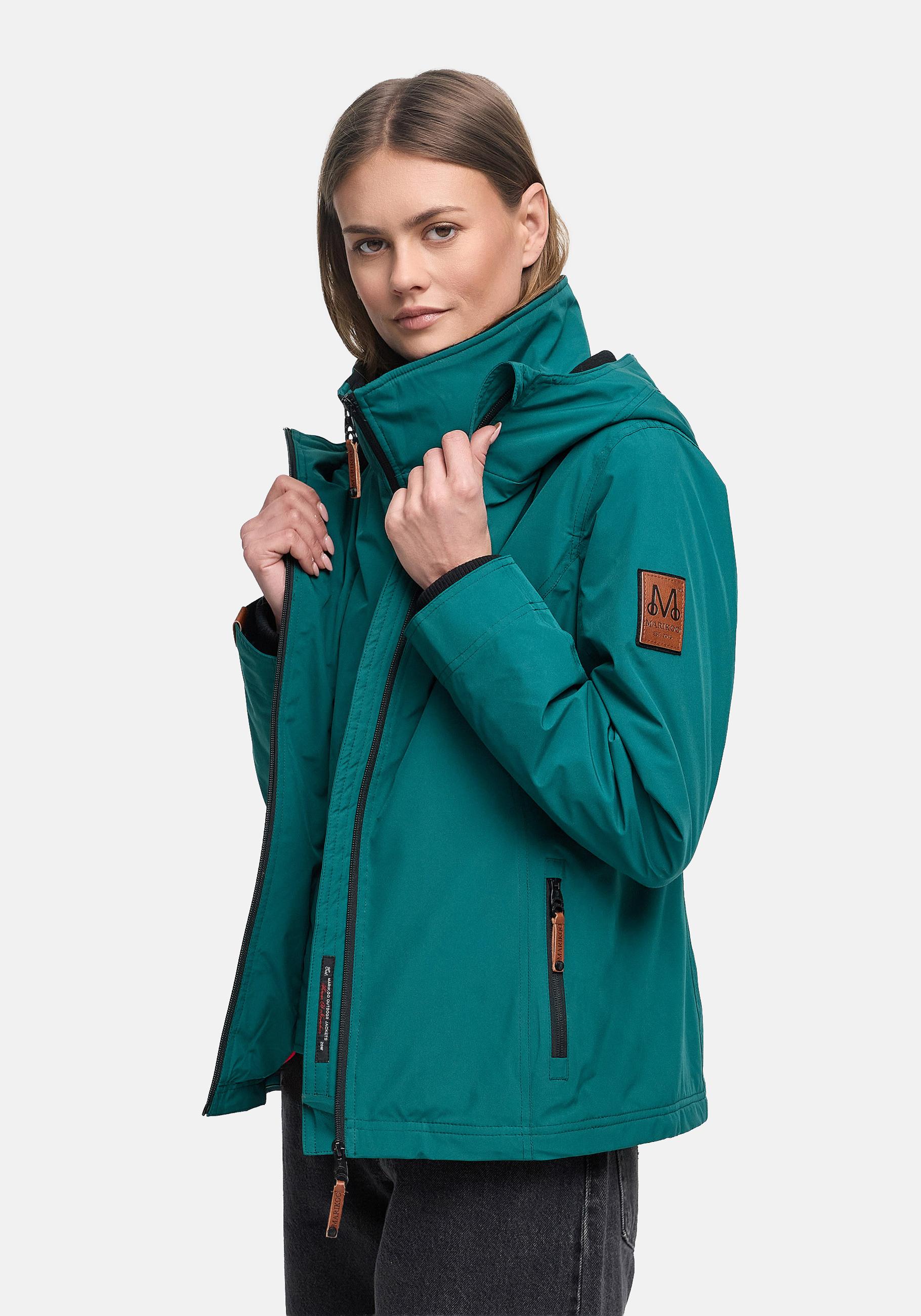 Marikoo Outdoorjacke "Erdbeere" mit Kapuze sportliche Funktionsjacke mit Kapuze