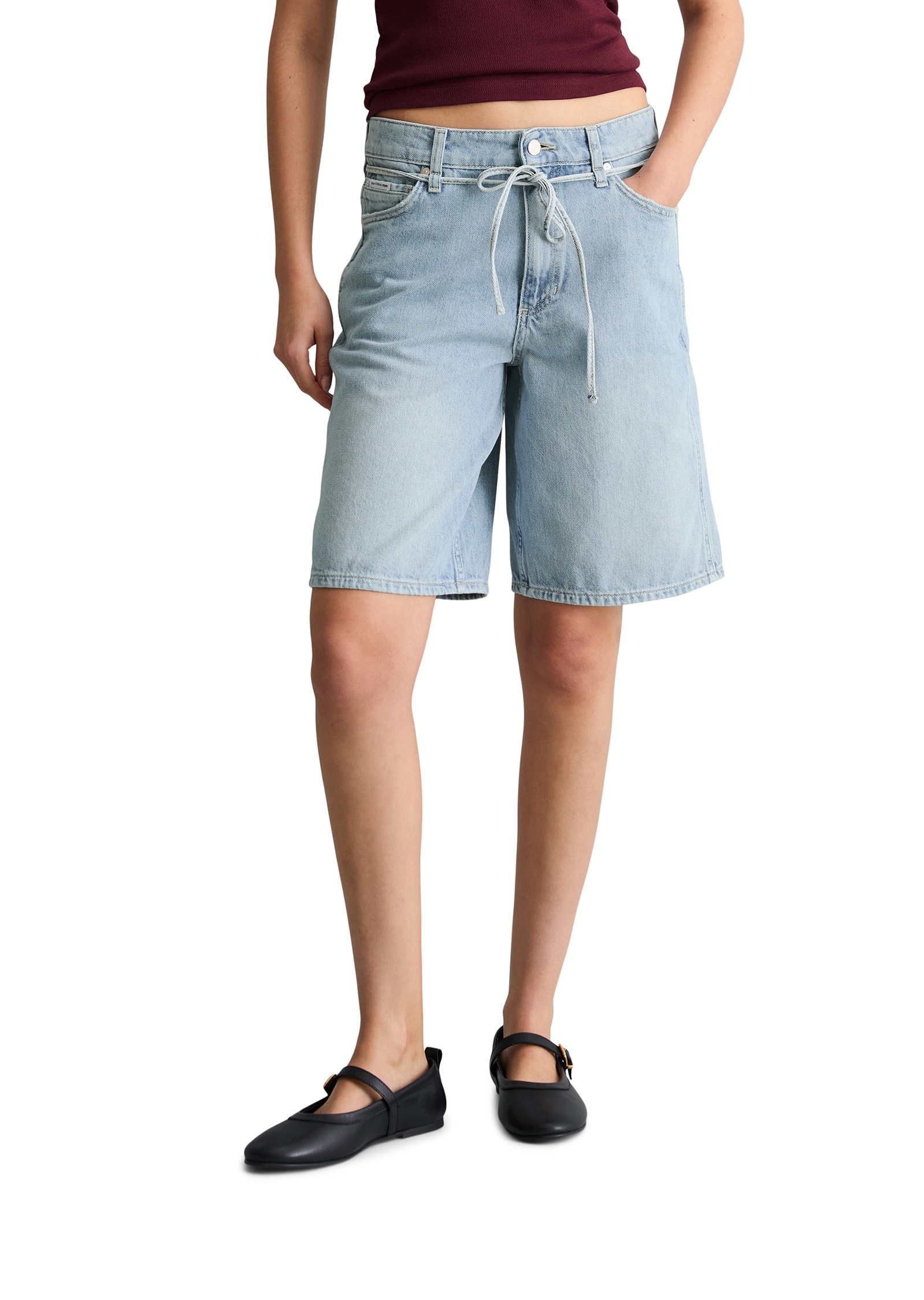 Marc OPolo DENIM Shorts "aus reiner Baumwolle" günstig online kaufen