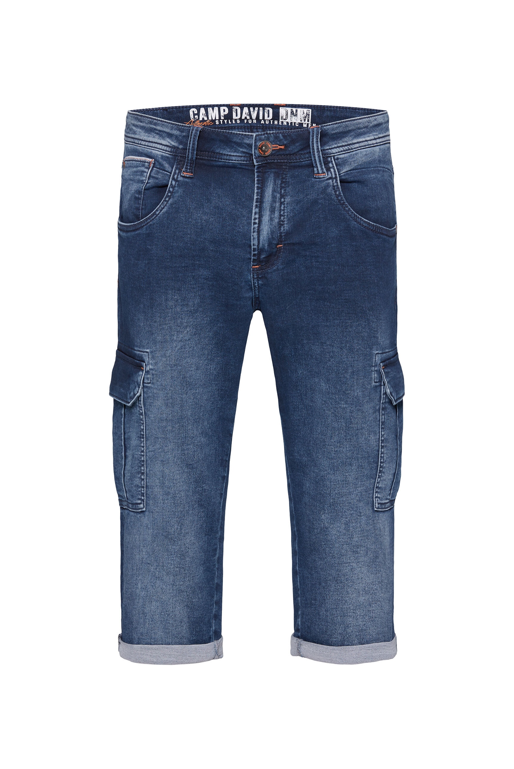 CAMP DAVID Jeansshorts, mit tief sitzenden Gesäßtaschen