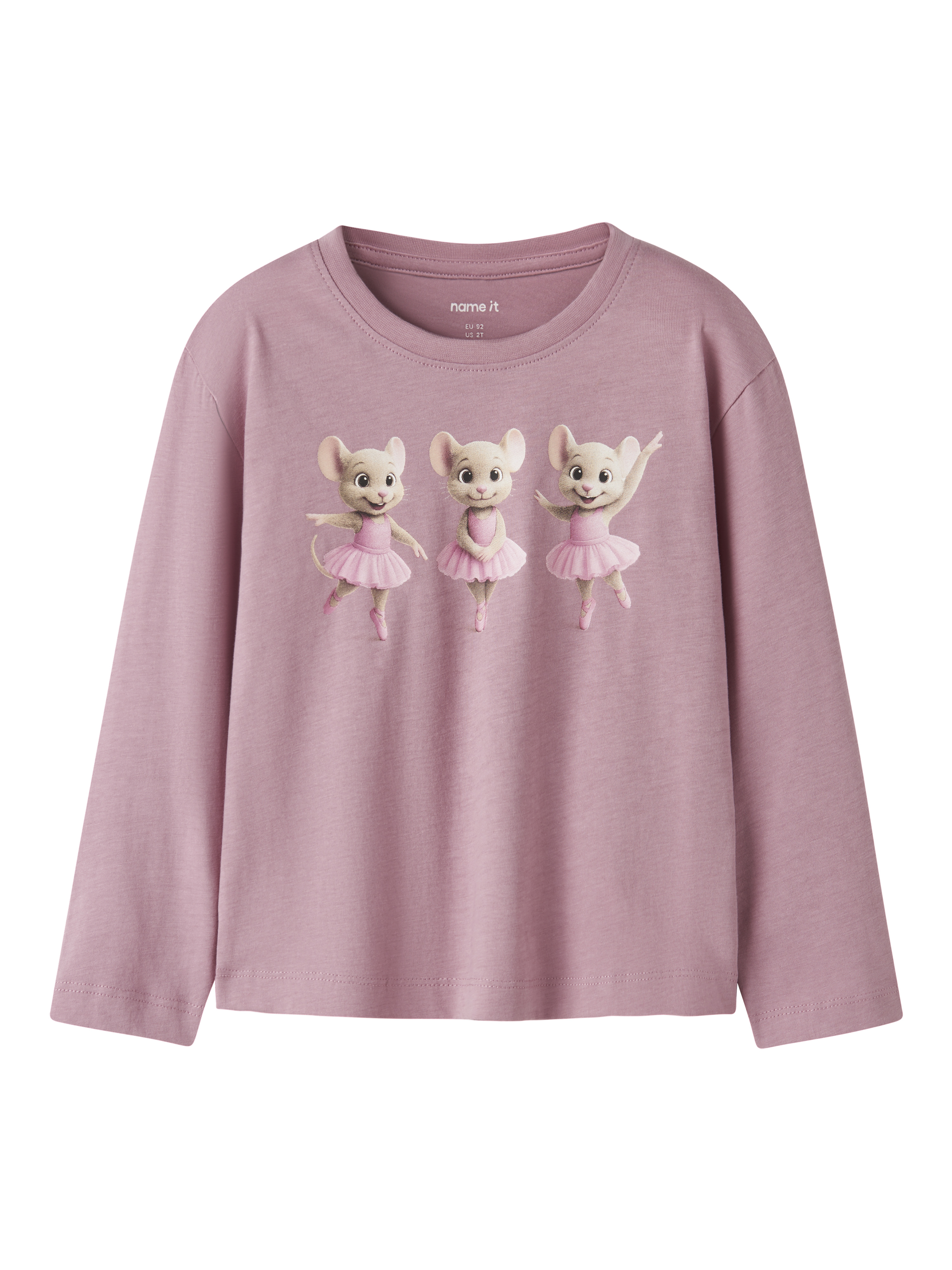 Name It Langarmshirt "NMFVOTEA LS NREG TOP" mit tollen Tiermotiven