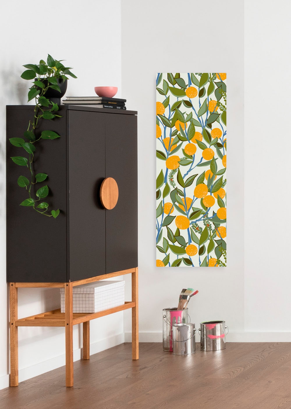 Komar Leinwandbild "Lemon Soda - Größe 30 x 90 cm" Natur 1 Stk. tlg. Keilra günstig online kaufen
