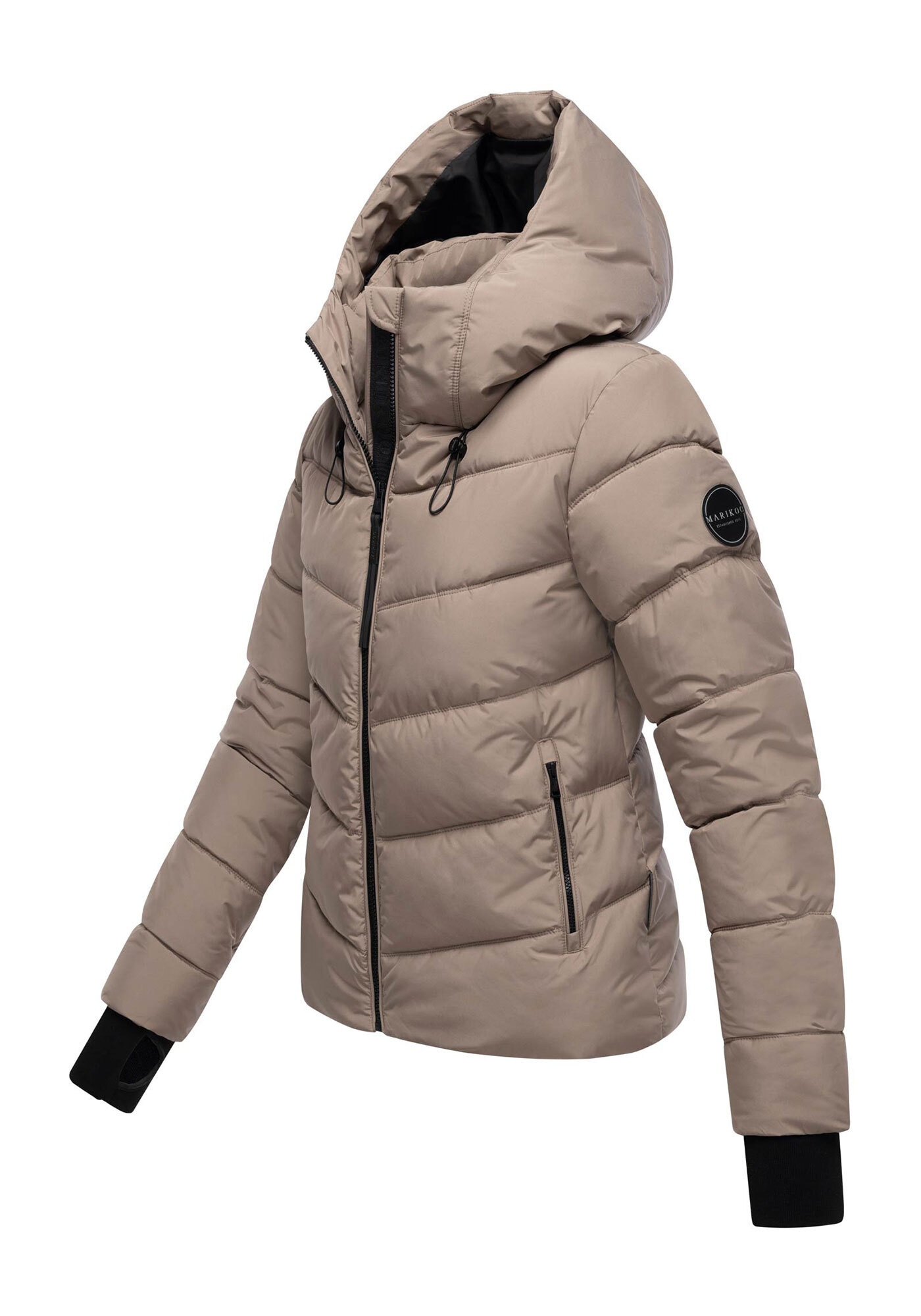 Marikoo Winterjacke »Yukanii«, Ärmelbündchen mit Daumenloch