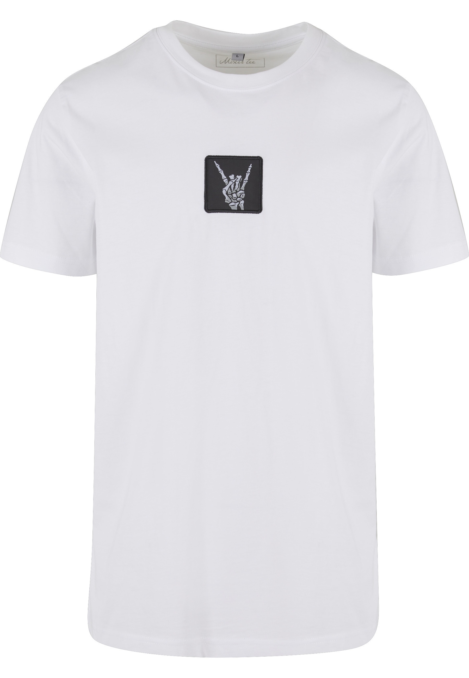 MisterTee T-Shirt "MisterTee Herren Skelett Patch Tee" 1 Stk.