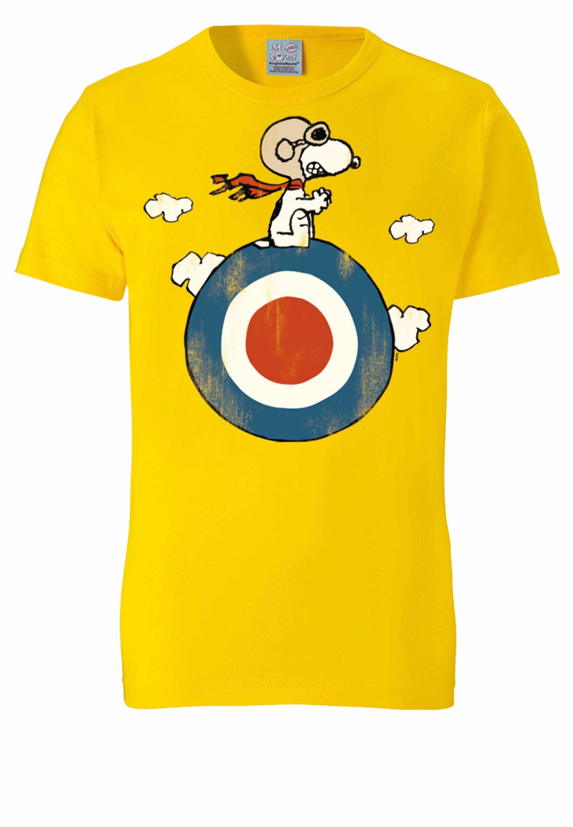 LOGOSHIRT T-Shirt »Peanuts lizenziertem | bestellen mit Print - BAUR Snoopy«