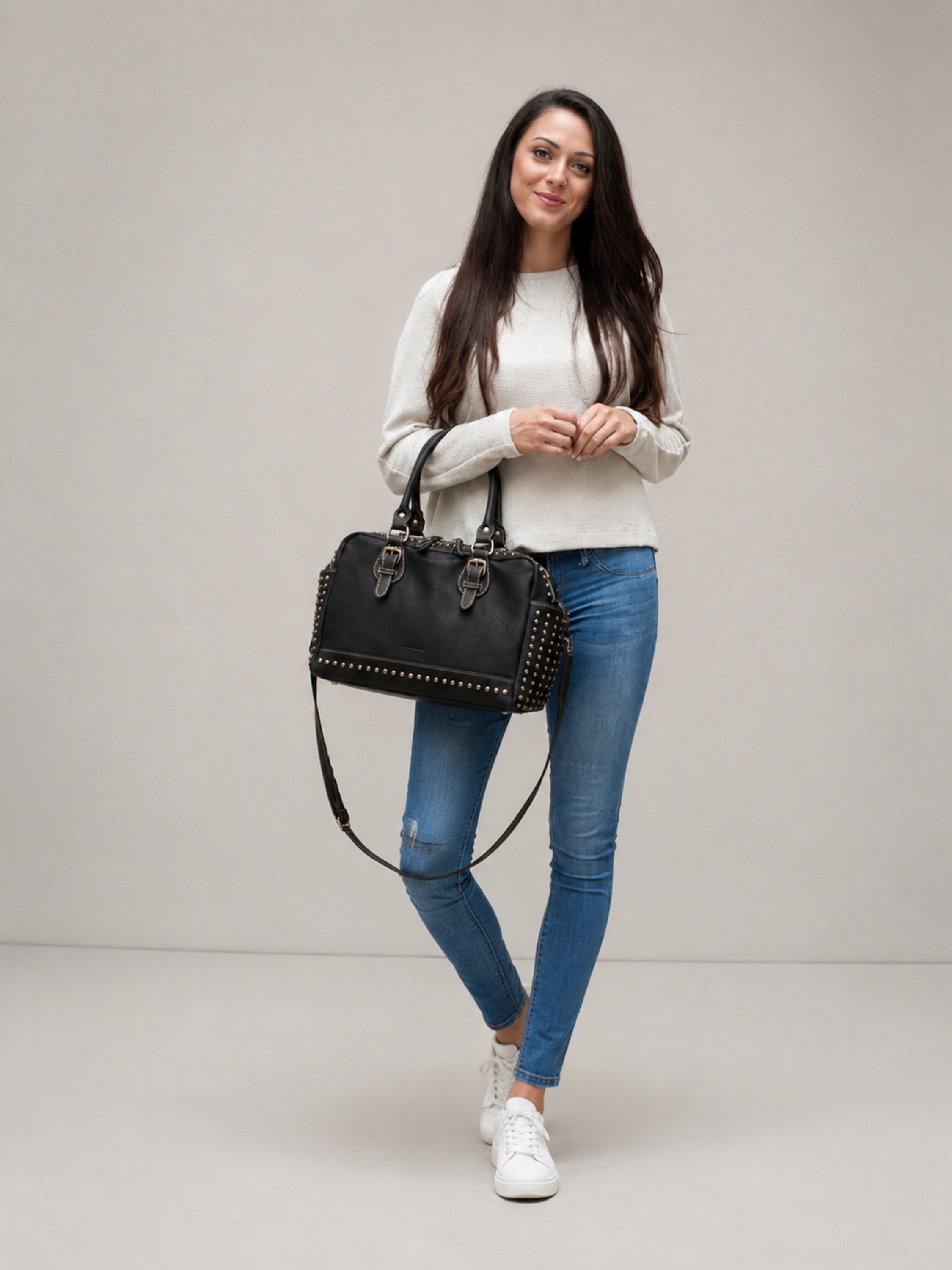 COLLEZIONE ALESSANDRO Schultertasche »Madrid« mit 2 Seitenfächern