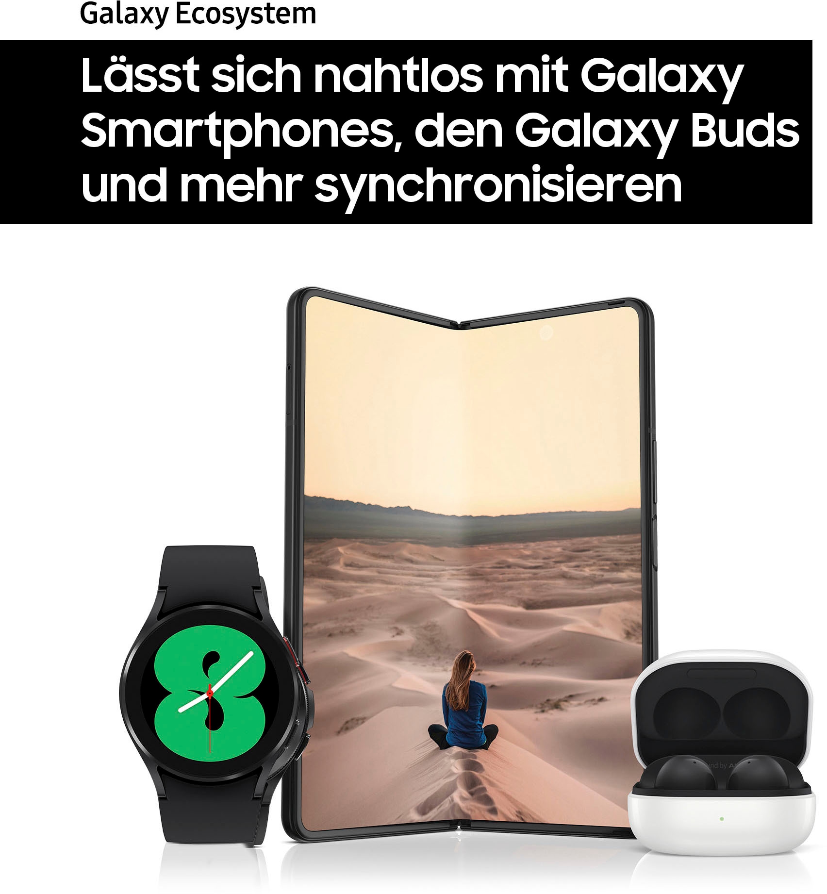 Samsung Smartwatch »Galaxy Watch 4-40mm LTE«, (Wear OS by Google Fitness Uhr, Fitness Tracker, Gesundheitsfunktionen)