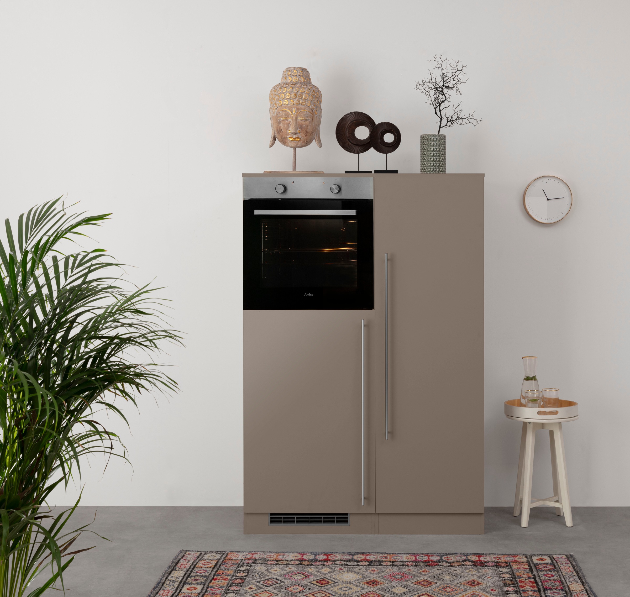 wiho Küchen Küche »Chicago«, Back-/Kühlmodul, wahlweise mit E-Geräten, Breite 110 cm