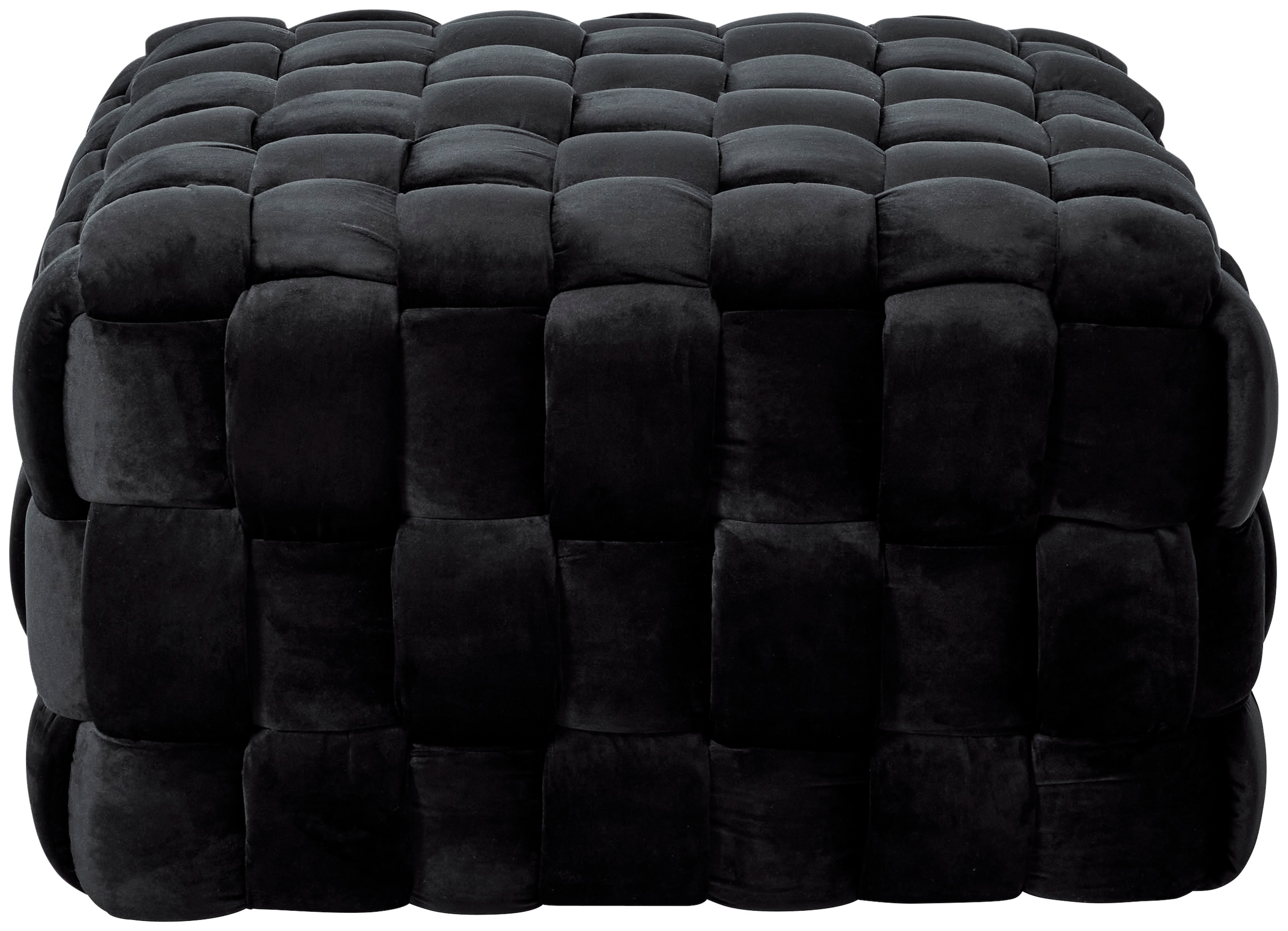 Jahnke Hocker »WEB ART M« Hocker, Couchtisch, Beistelltisch gepolstert in edler Flechtoptik