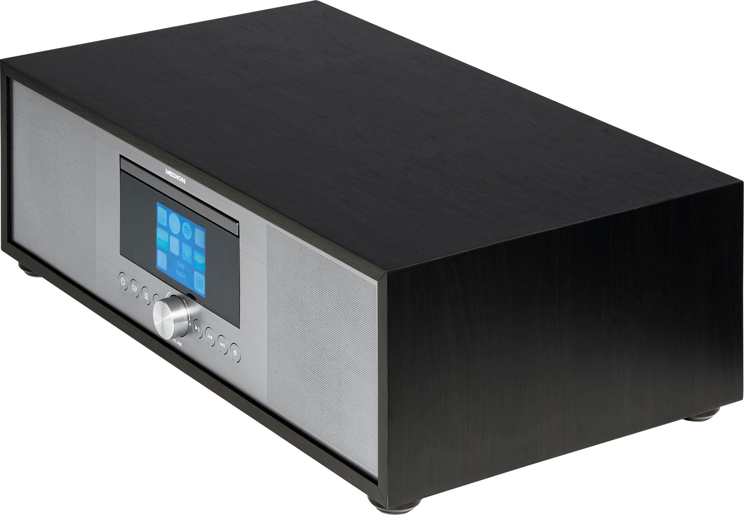 Medion® Internet-Radio »All-In-One Audio System LIFE® P-Serie«, (Bluetooth-LAN (Ethernet)-WLAN Internetradio-Digitalradio (DAB+)-UKW mit RDS-FM-Tuner 80 W)