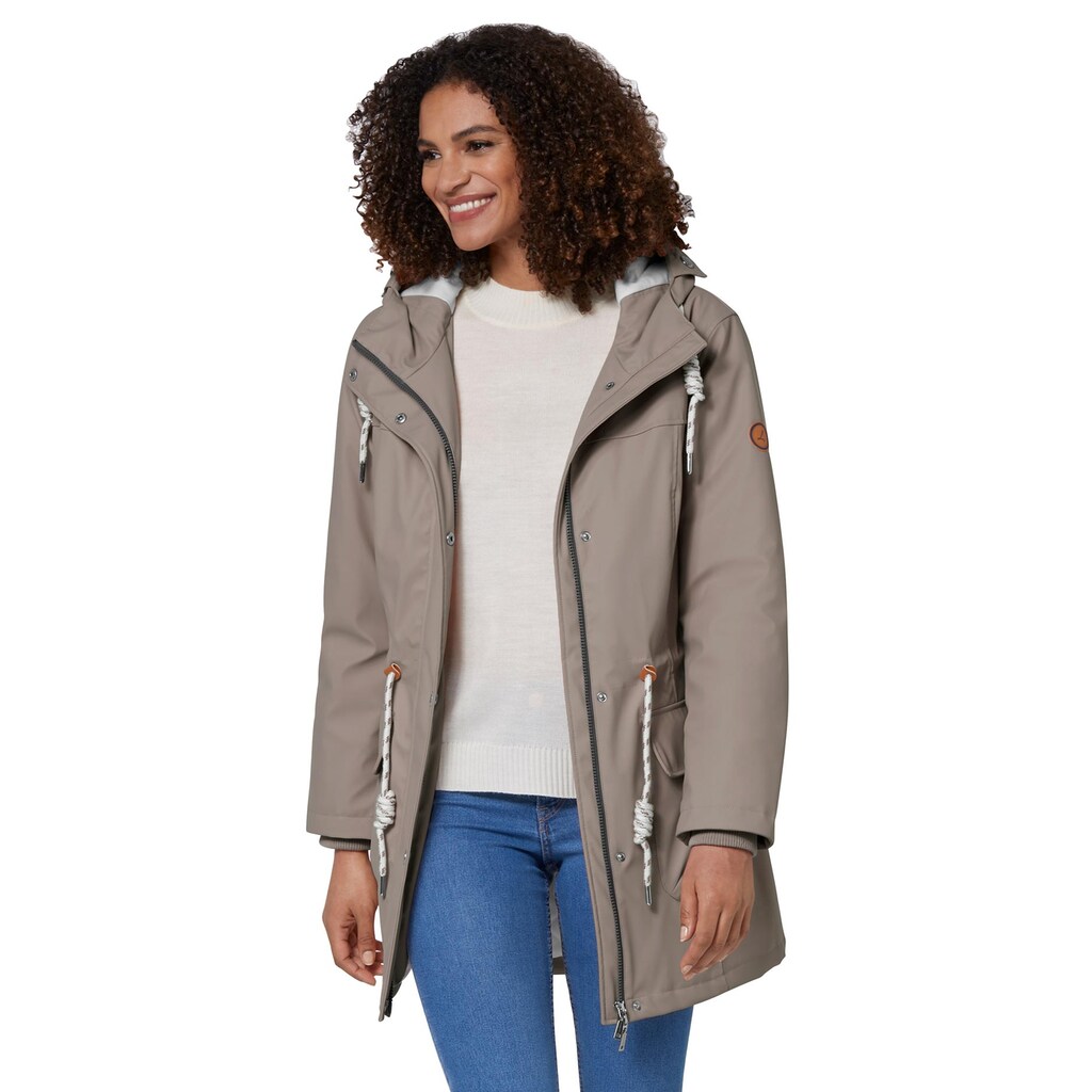 Casual Looks Regenjacke, mit Kapuze