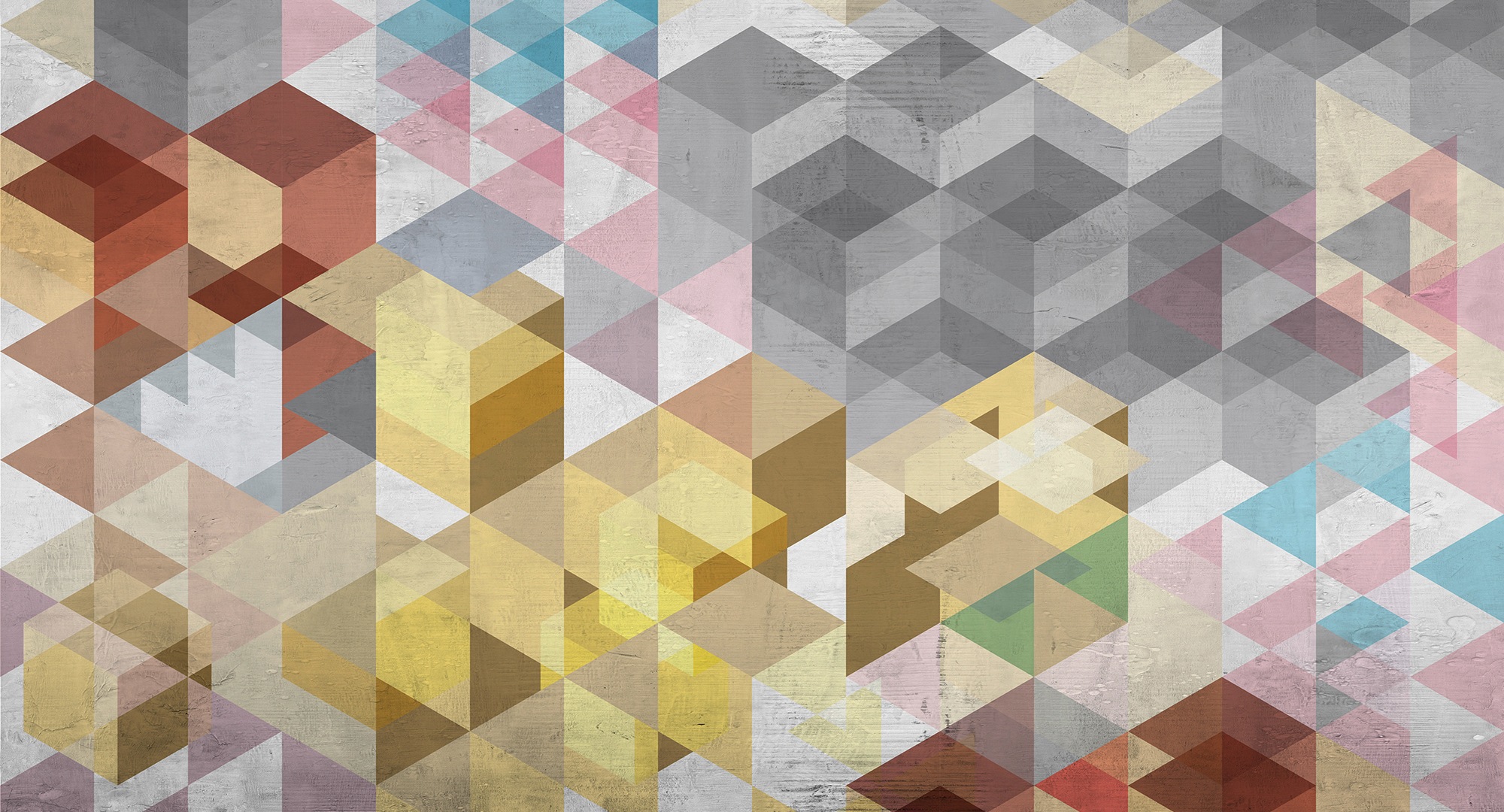 Architects Paper Fototapete "Atelier 47 Vintage Diamond 1" 3D-Optik glatt Vlies, Wand, Schräge, Decke