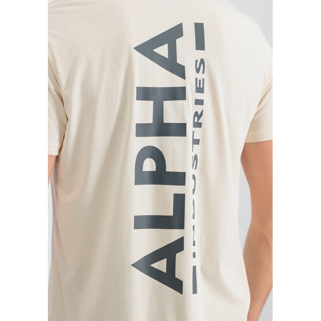 Alpha Industries T-Shirt »Alpha Industries Men - T-Shirts & Polos Backprint  T« ▷ kaufen | BAUR