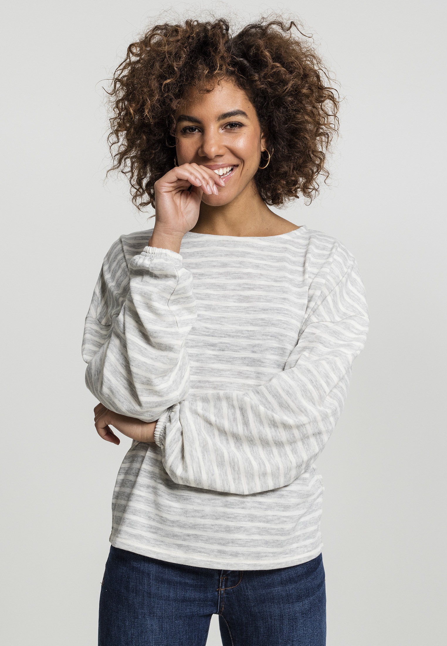 URBAN bestellen | Ladies »Damen Sweater BAUR (1 Oversize Stripe CLASSICS tlg.) Pullover«,
