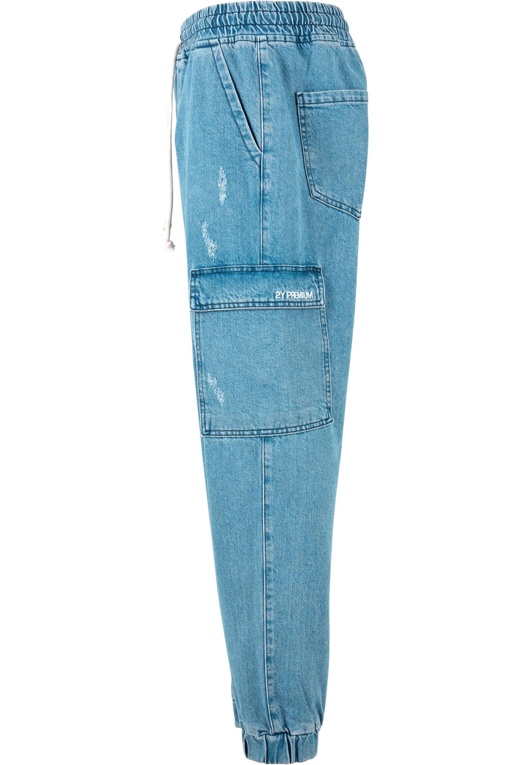 2Y Studios Cargohose »2Y Studios Herren 2Y Distressed Antifit Cargo Jeans«