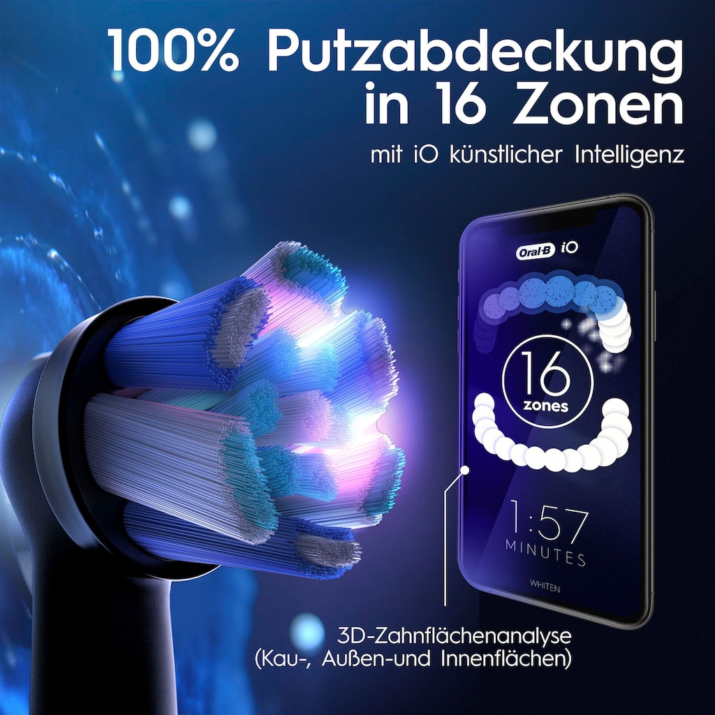 Oral-B Elektrische Zahnbürste »iO 9 Luxe Edition«, 1 St. Aufsteckbürsten