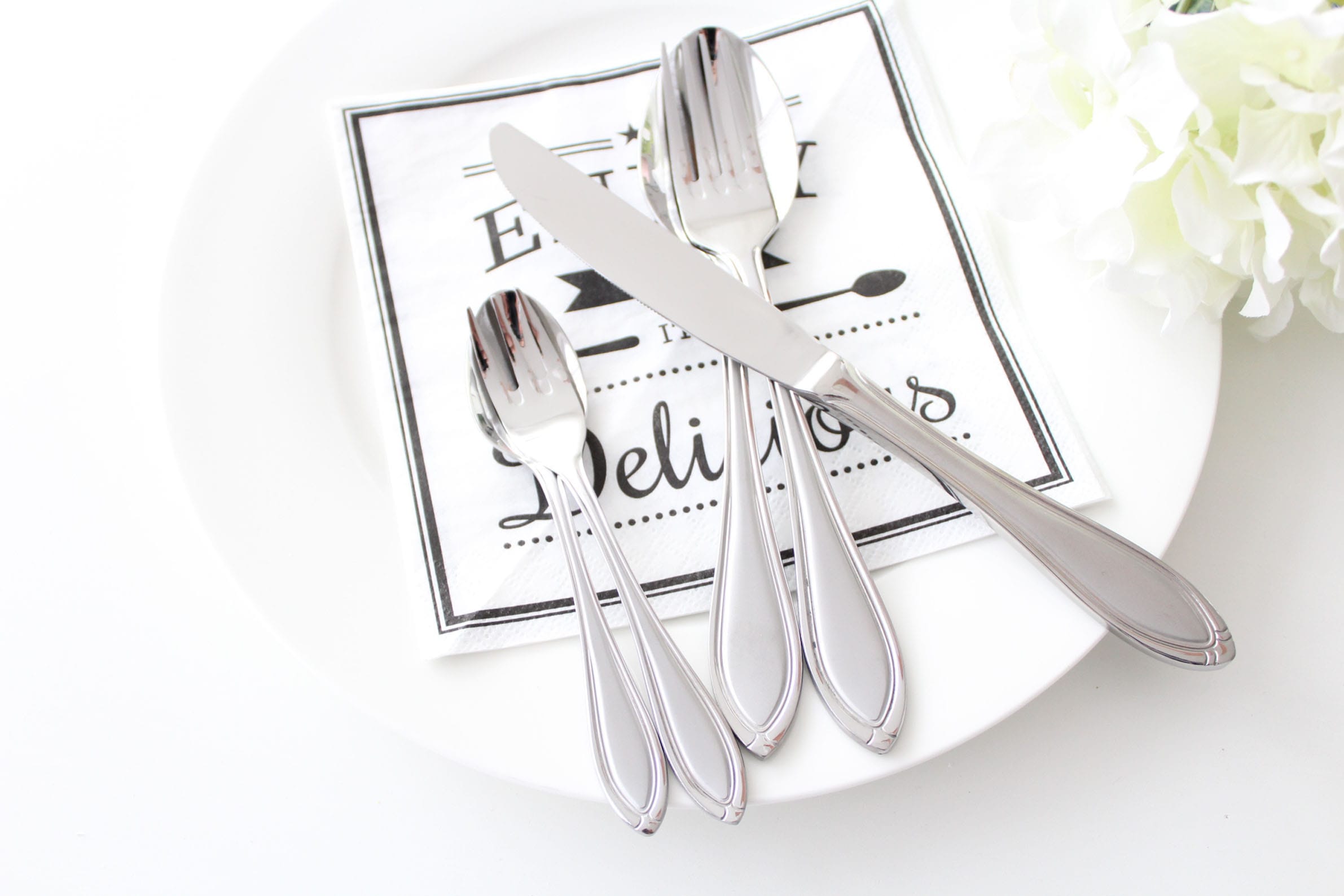 Mulex Besteck-Set »Boston«, (Set, 60 tlg.), teilsatiniert