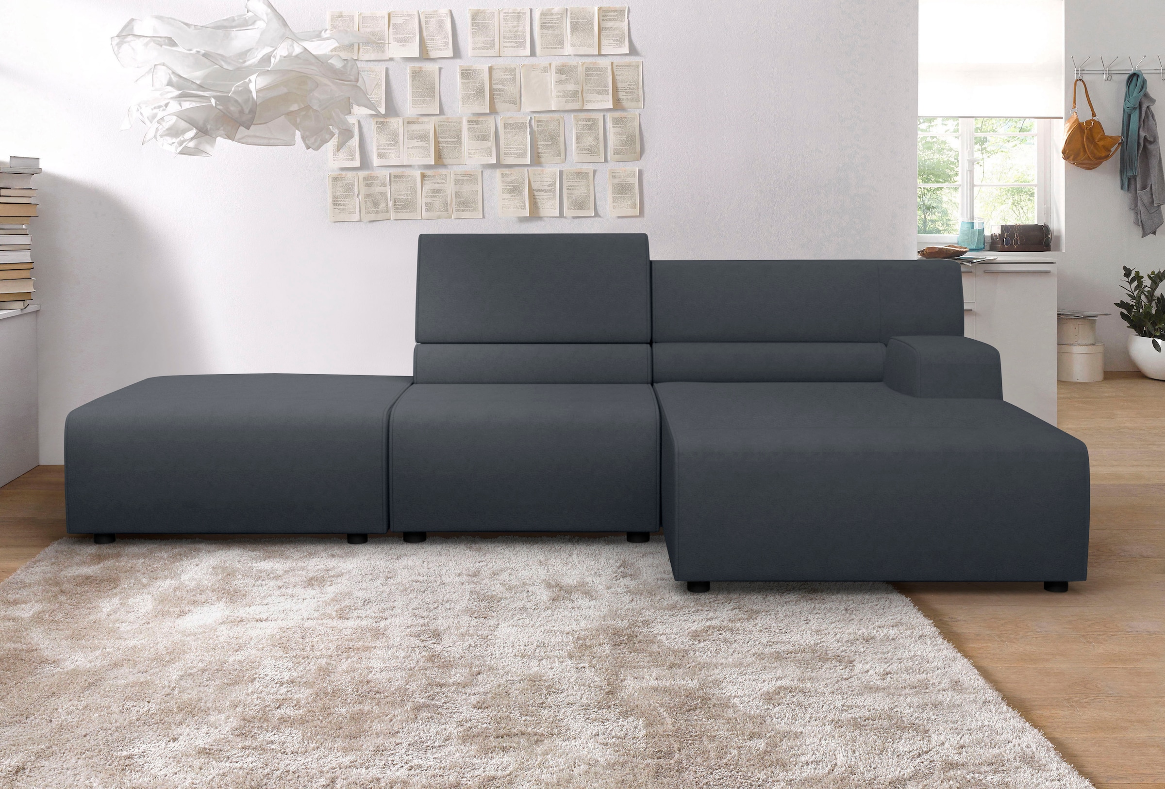 Egoitaliano Ecksofa "Babouche, Designsofa mit außergewöhnlichem Sitzkomfort günstig online kaufen