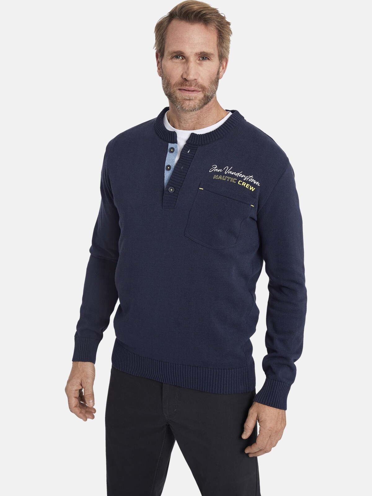 Jan Vanderstorm Strickpullover »Pullover ELGER«