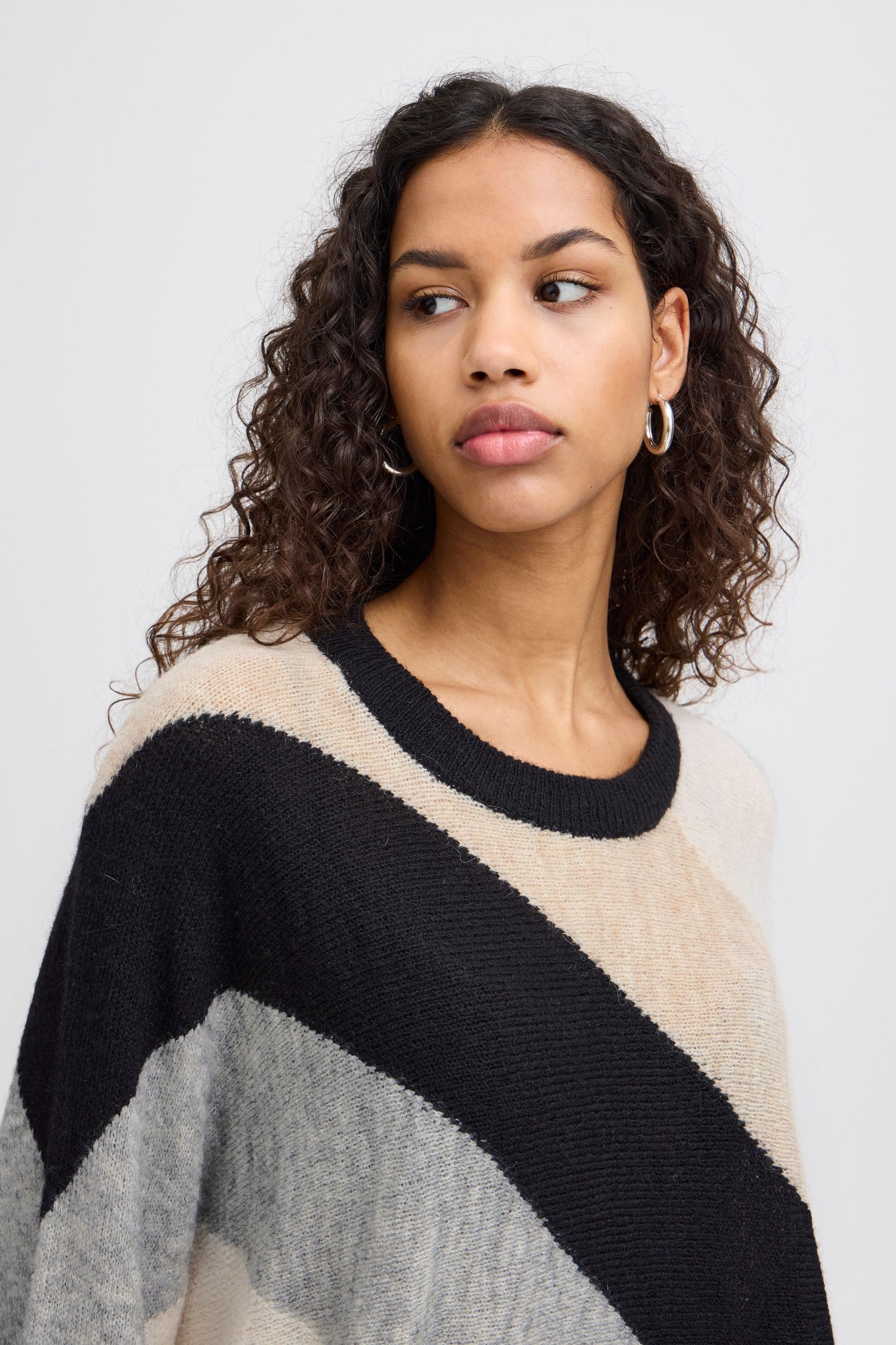 Ichi Strickpullover »Strickpullover IHKAMARA LS SHORT2«