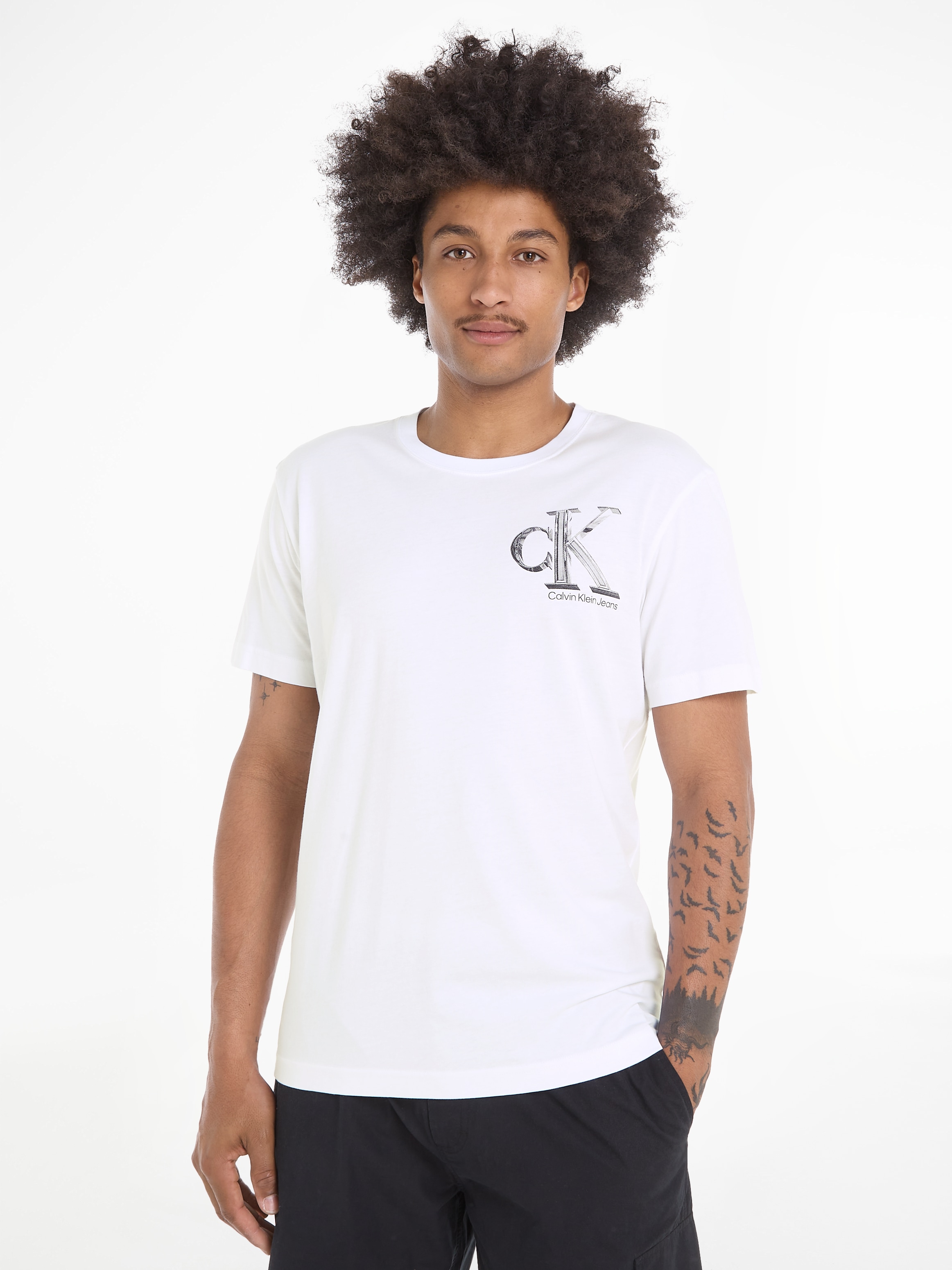 Calvin Klein Jeans T-Shirt »META MONOGRAM TEE«, mit Logodruck