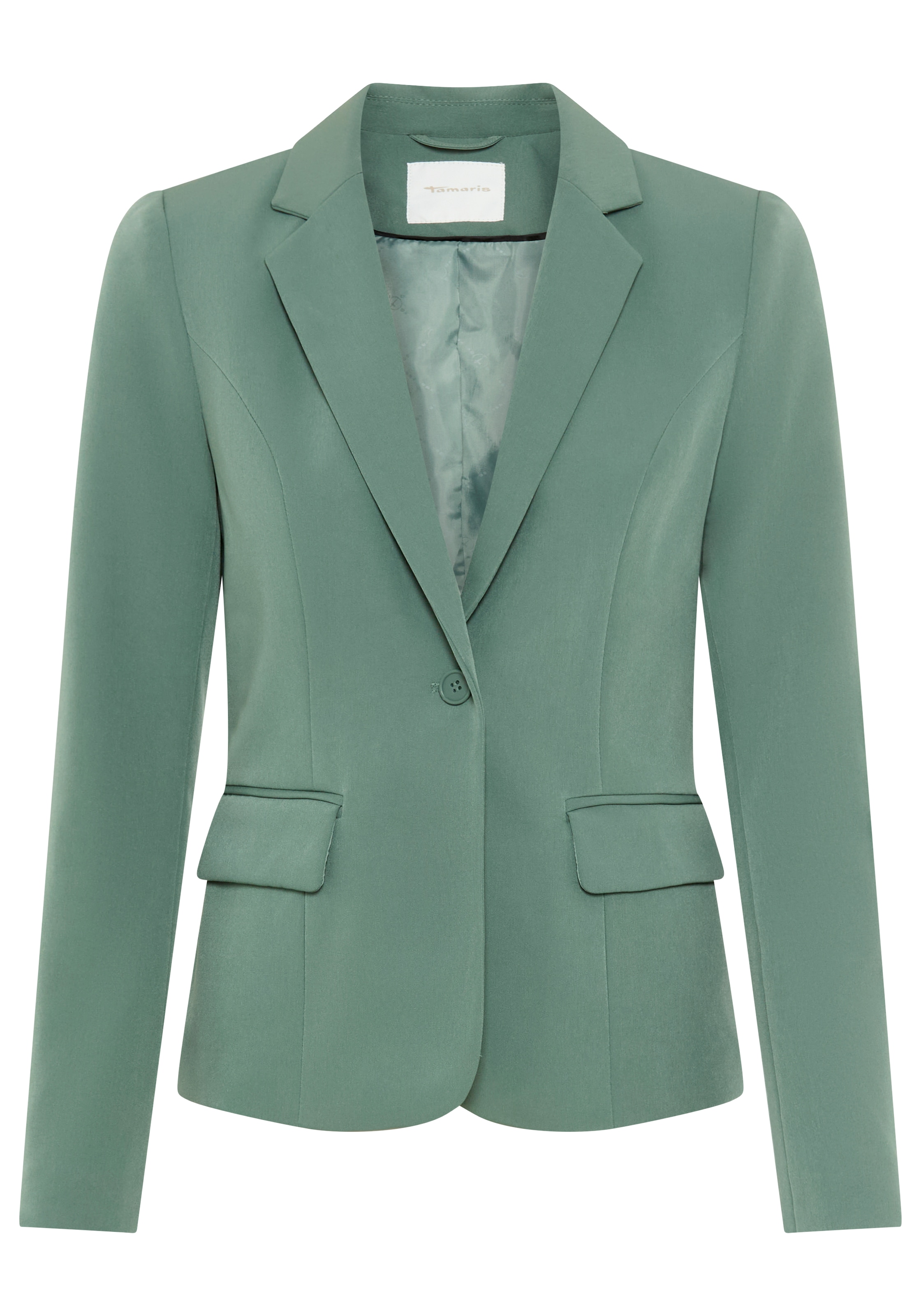 Tamaris Kurzblazer »mit figurbetonter Passform« in Trendfarben - mit passender Hose
