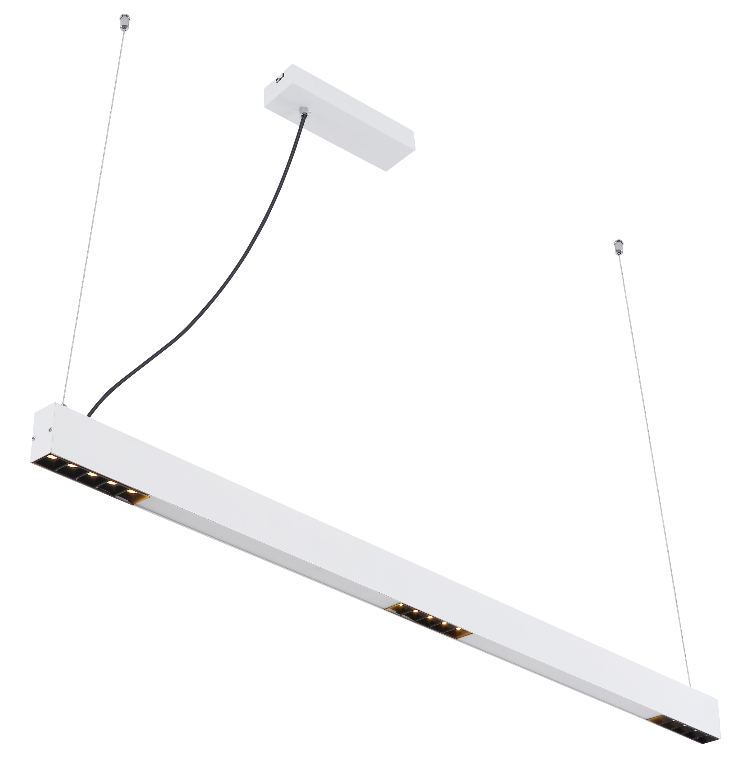 GLOBO LIGHTING Hängeleuchte »HODARI« LED-Modul 1 Stk. Weiß-aluminium Hängeleuchte mit RGB LED, Fernbedienung