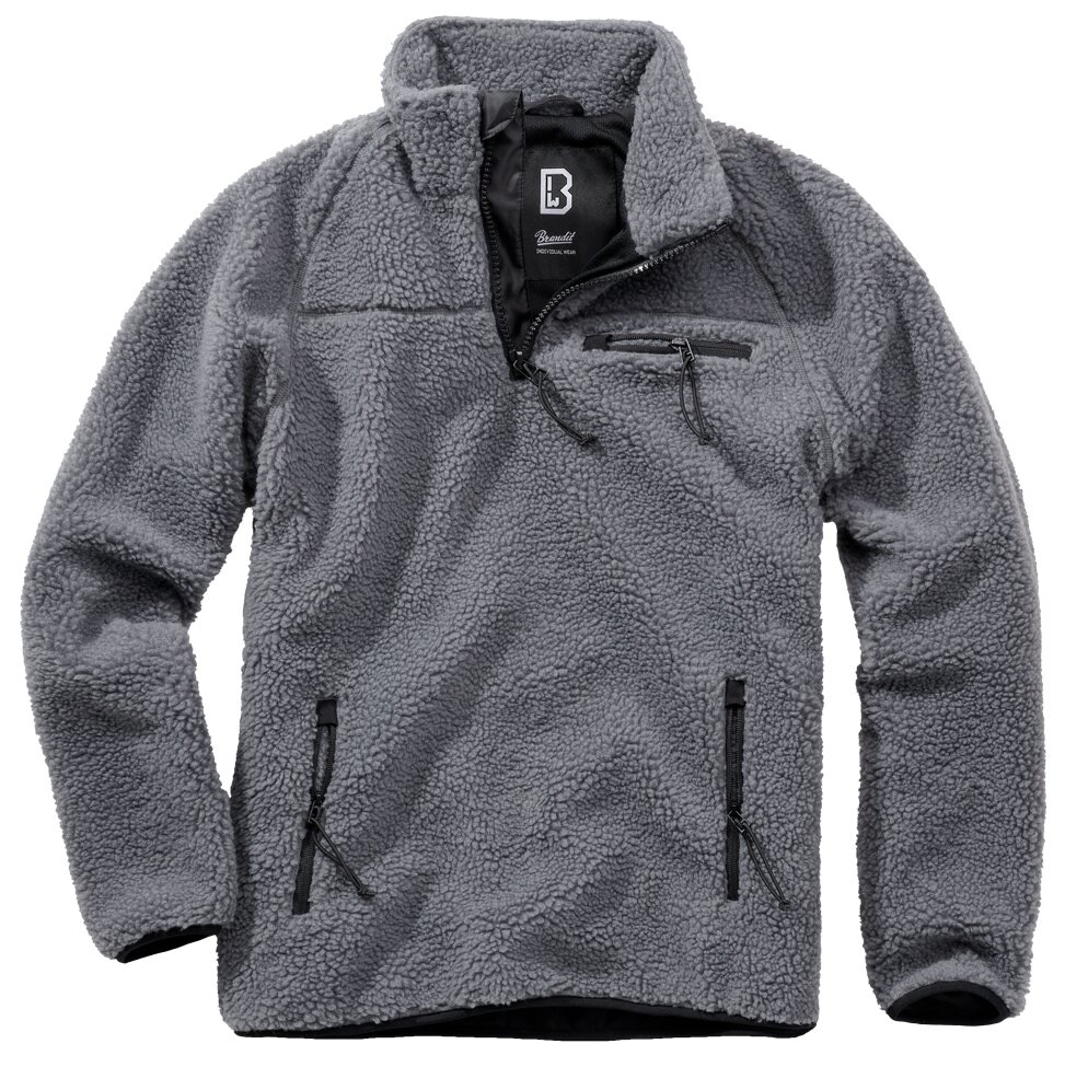 Brandit Sweatjacke "Brandit Herren Teddyfleece Troyer" 1 Stk. tlg. günstig online kaufen