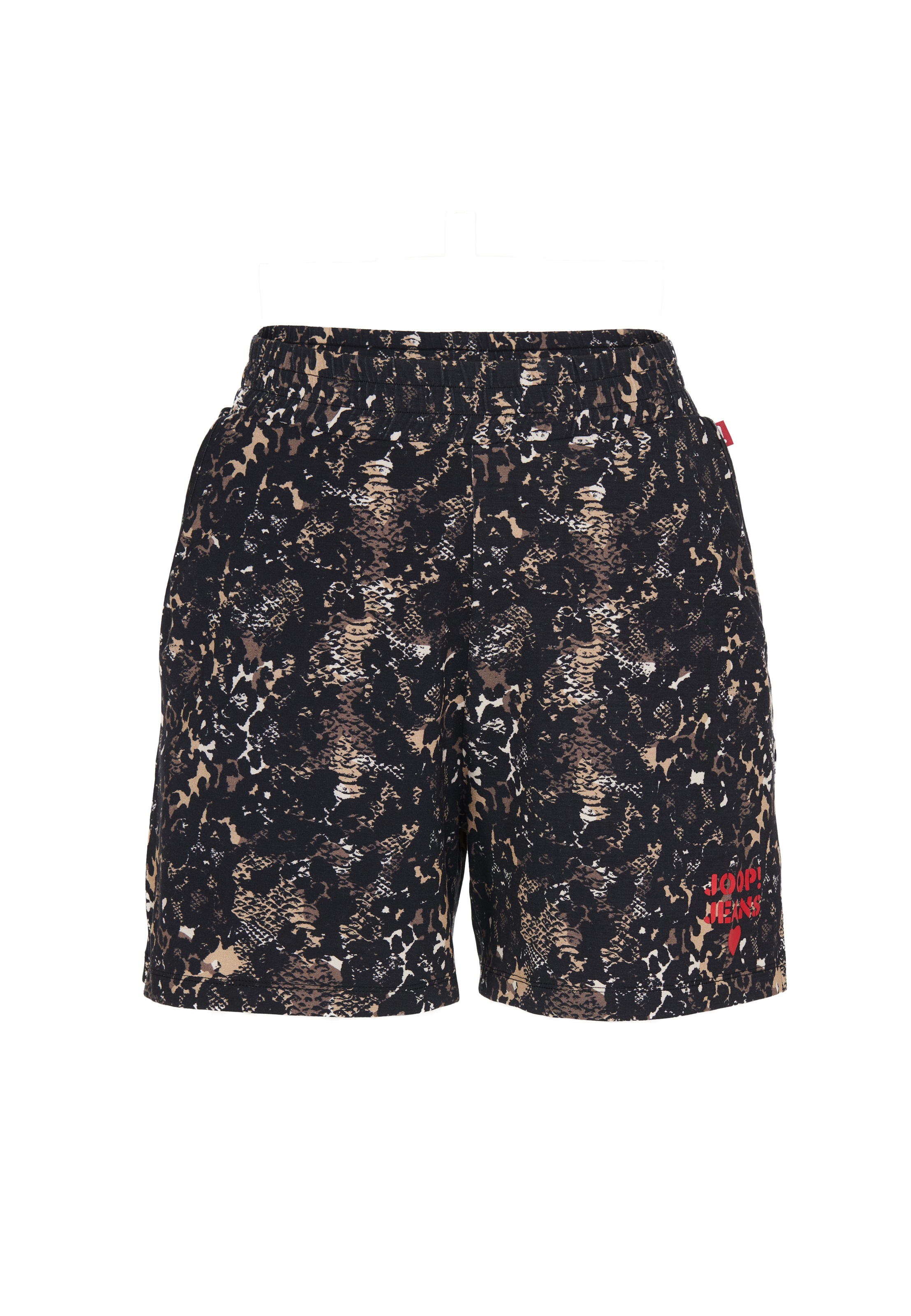 JOOP! Jeans Shorts »After Dark (JOOP! Jeans)«, Animal-Look, elastischer Bund, seitliche Schlitze