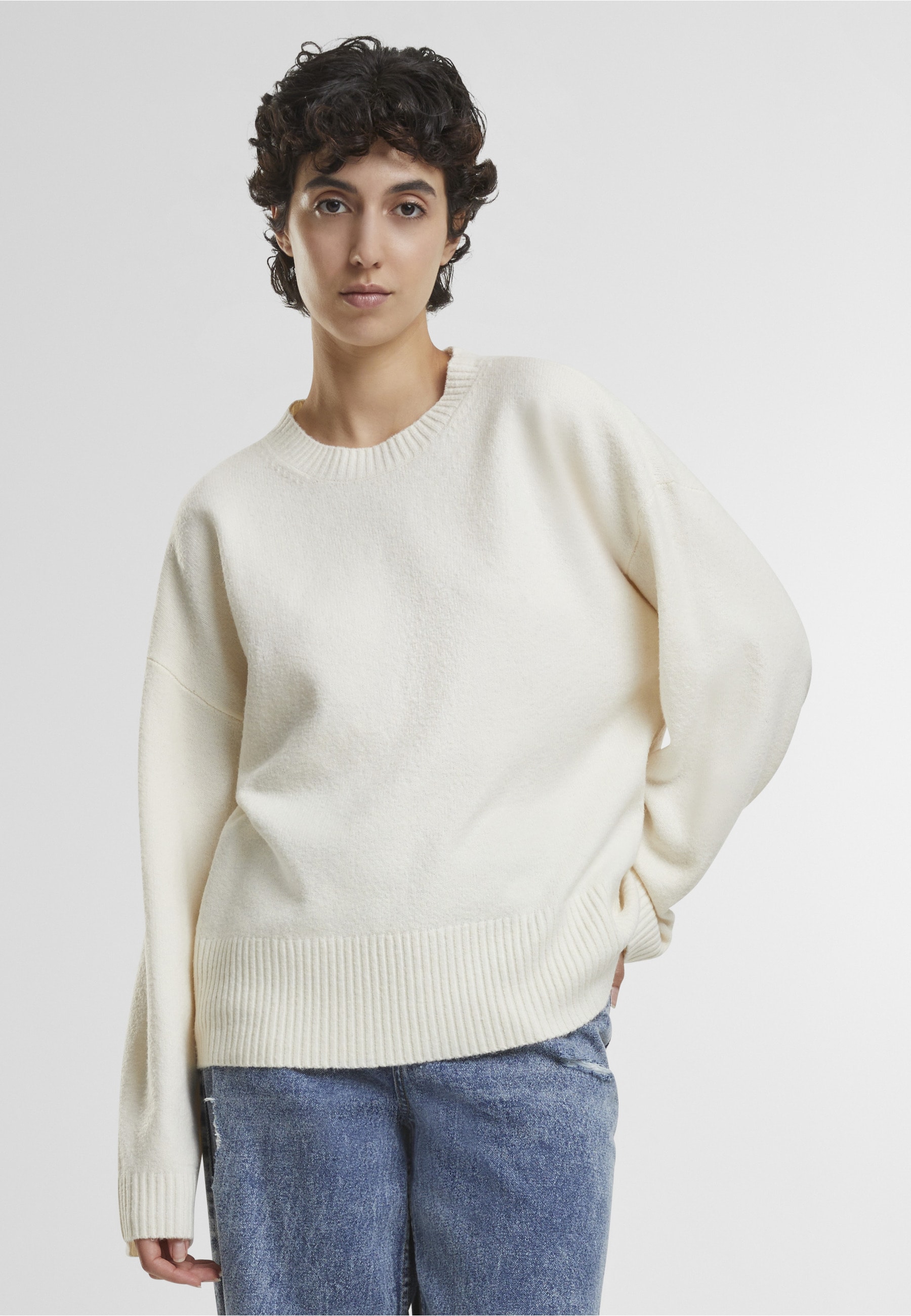URBAN CLASSICS Fleecepullover »Urban Classics Ladies Soft Oversized Sweater«
