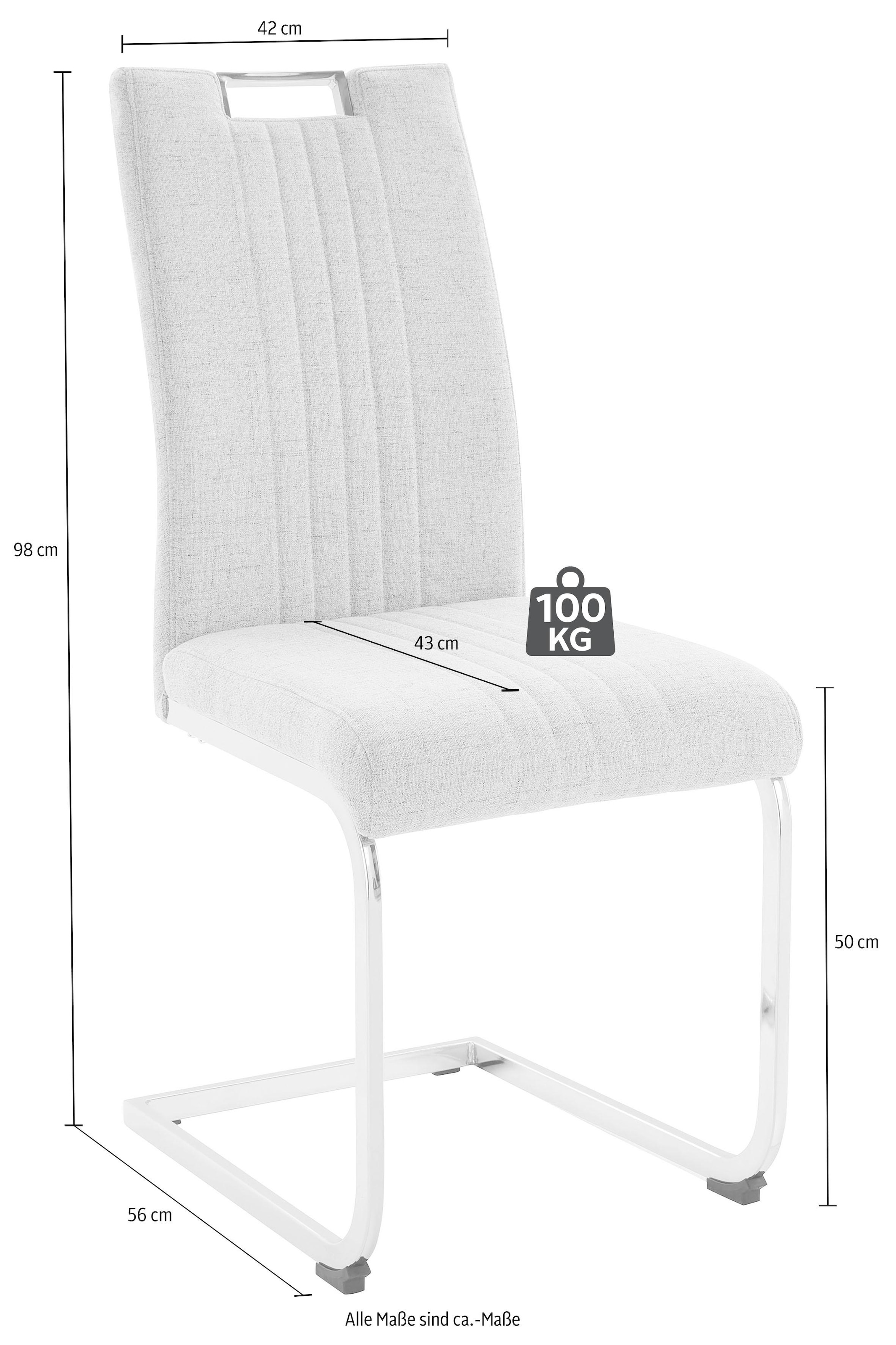 Home affaire Freischwinger, (Set), 2 St., Webstoff