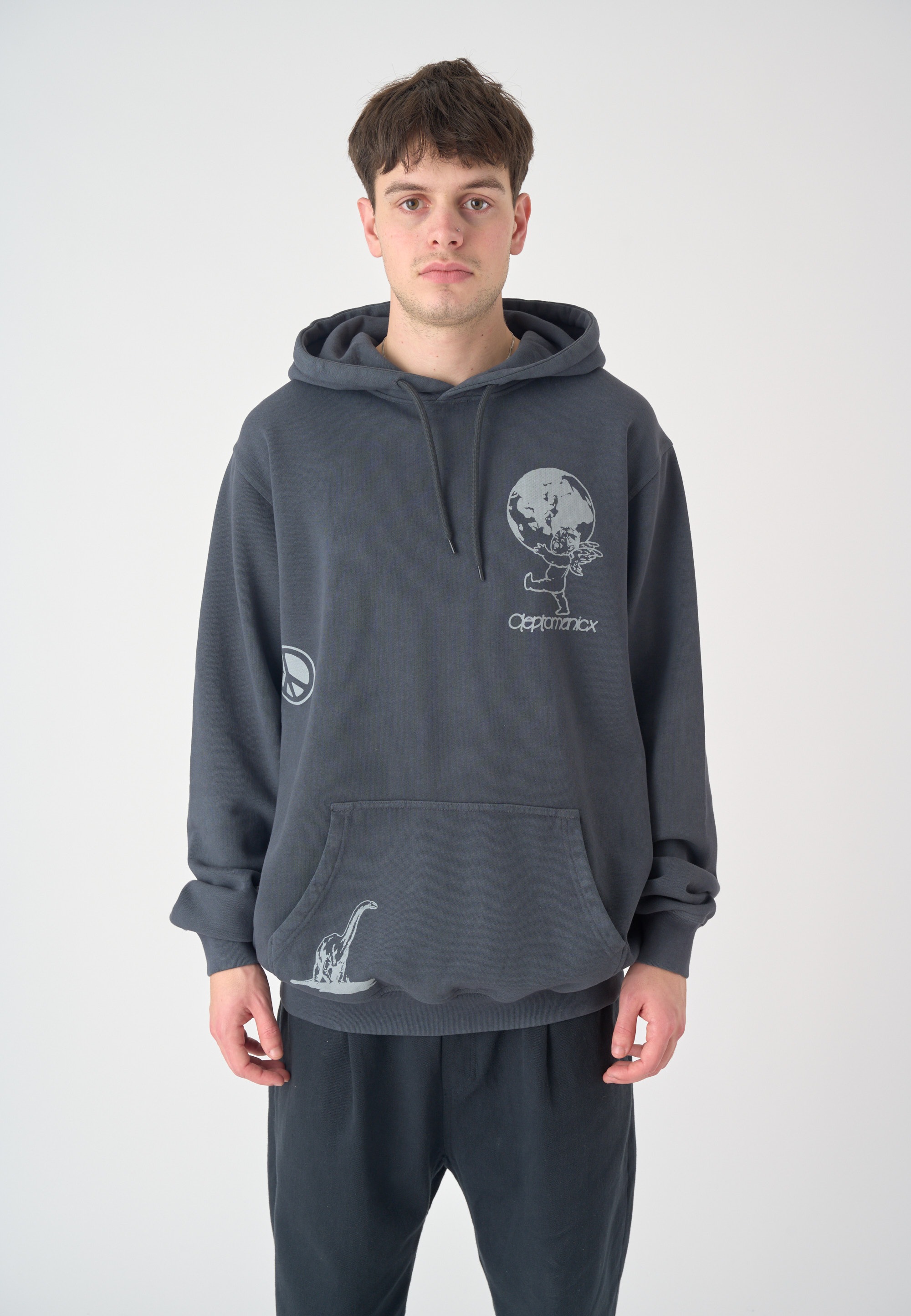 Cleptomanicx Kapuzensweatshirt "Mystery", mit diversen Prints