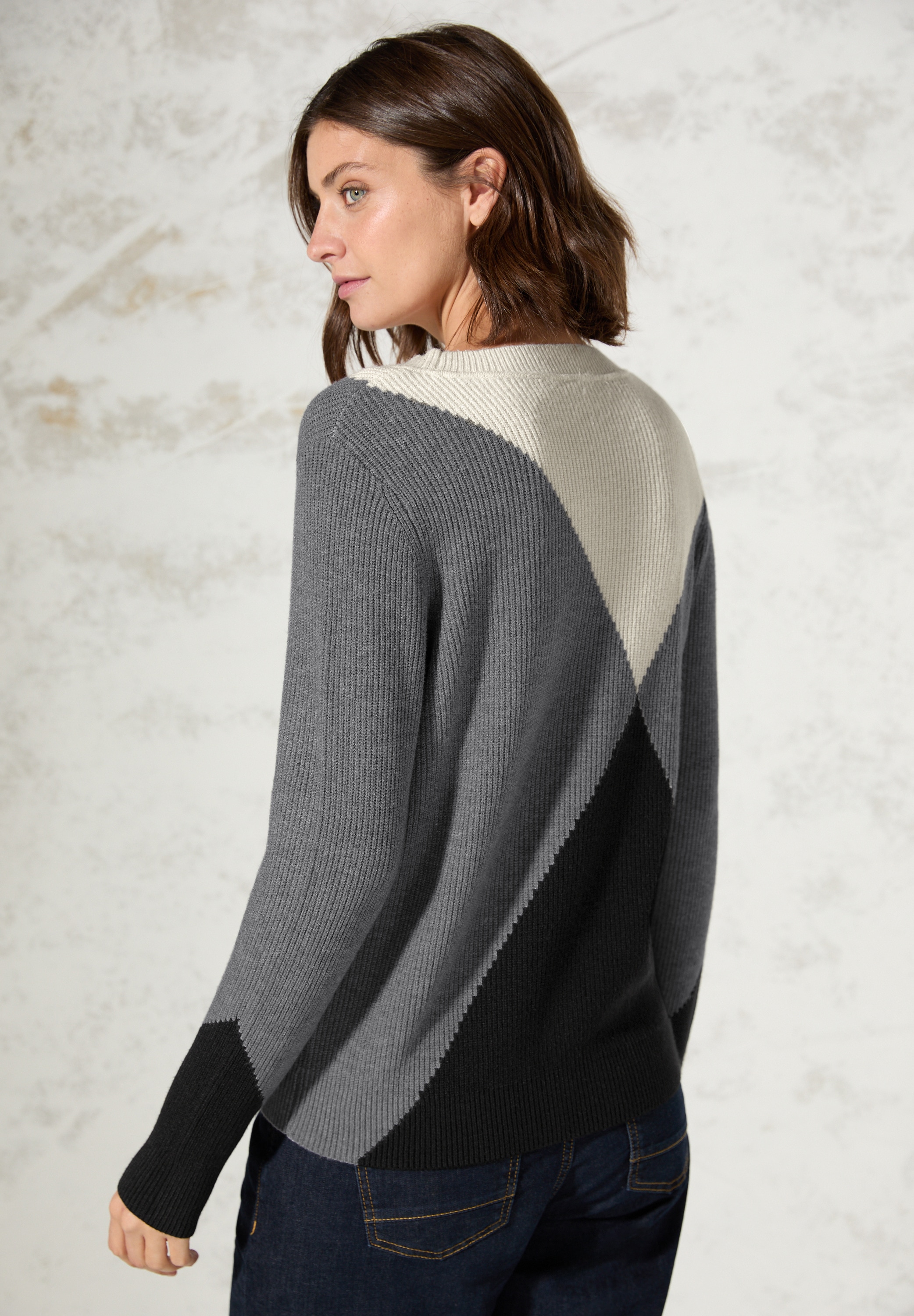 Cecil Strickpullover, mit grafischem Muster