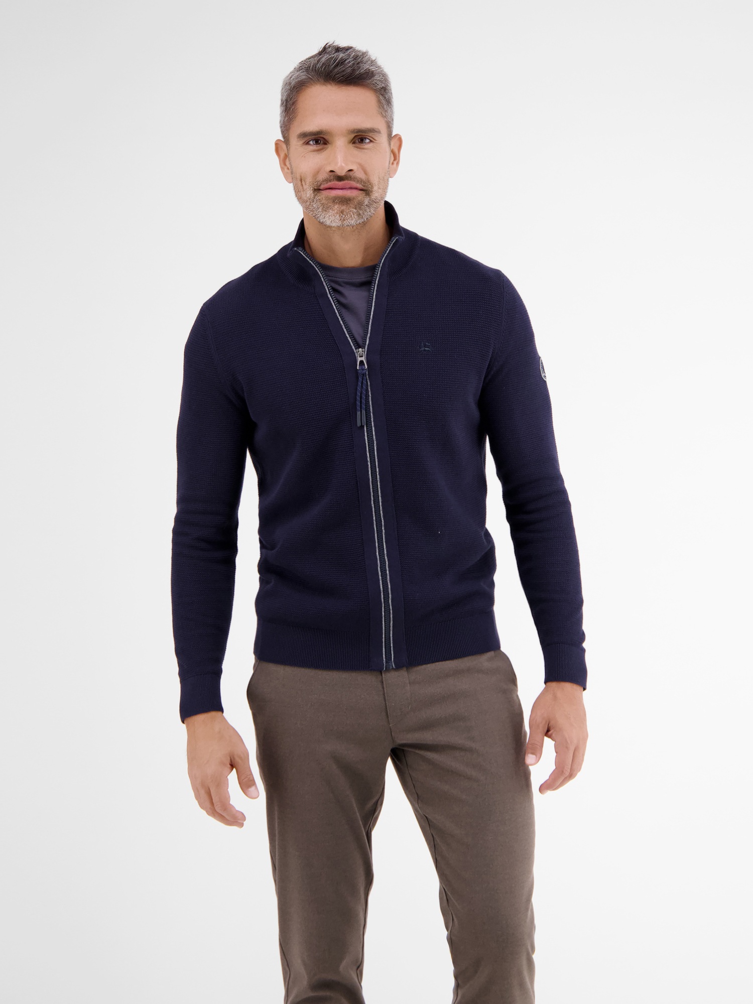 LERROS Strickjacke »LERROS Sportive Strickjacke in Strukturoptik«