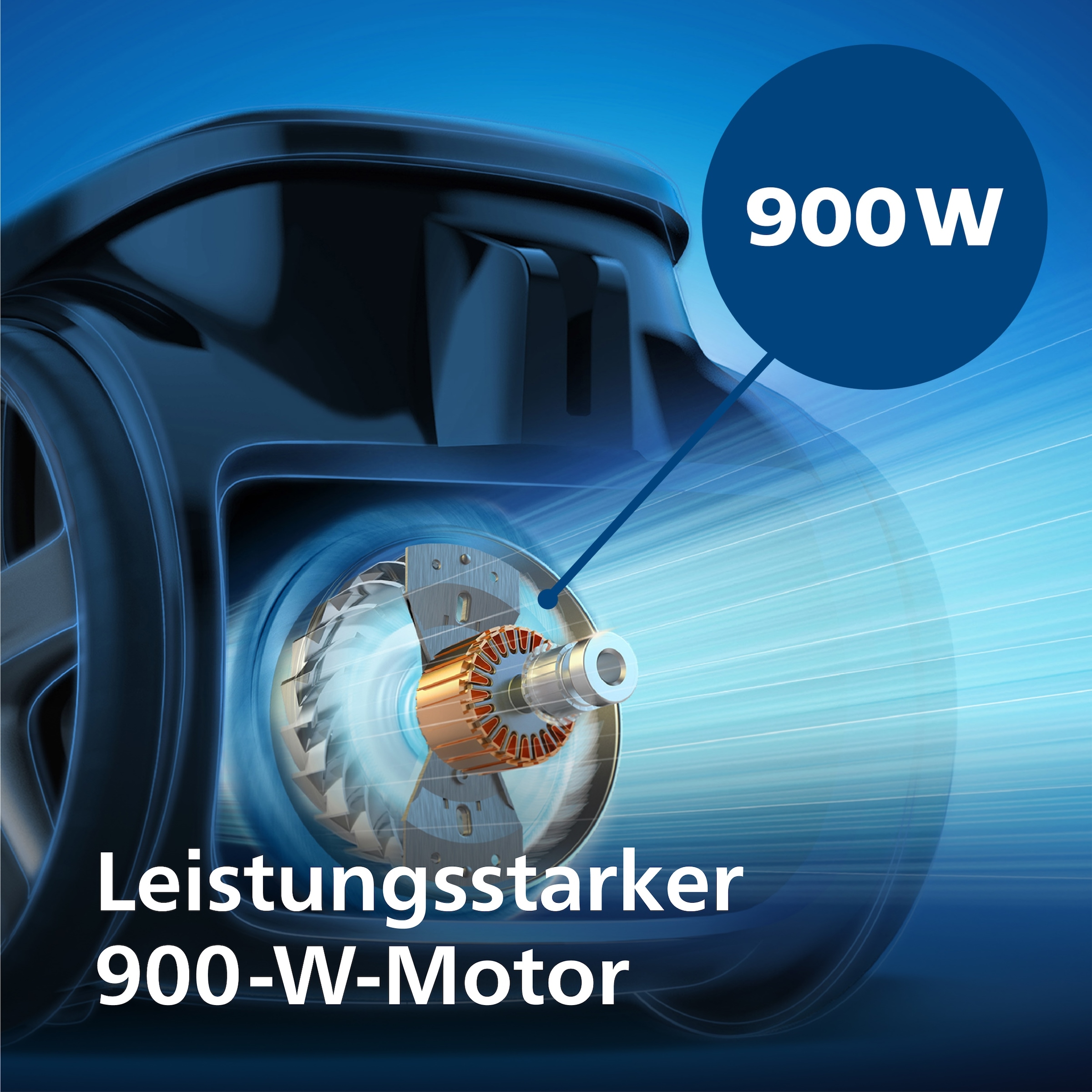 Philips Bodenstaubsauger »FC9555/09«, 900 W, beutellos, mit 1,5 l Fassungsvermögen und Tri-Active+-Düse