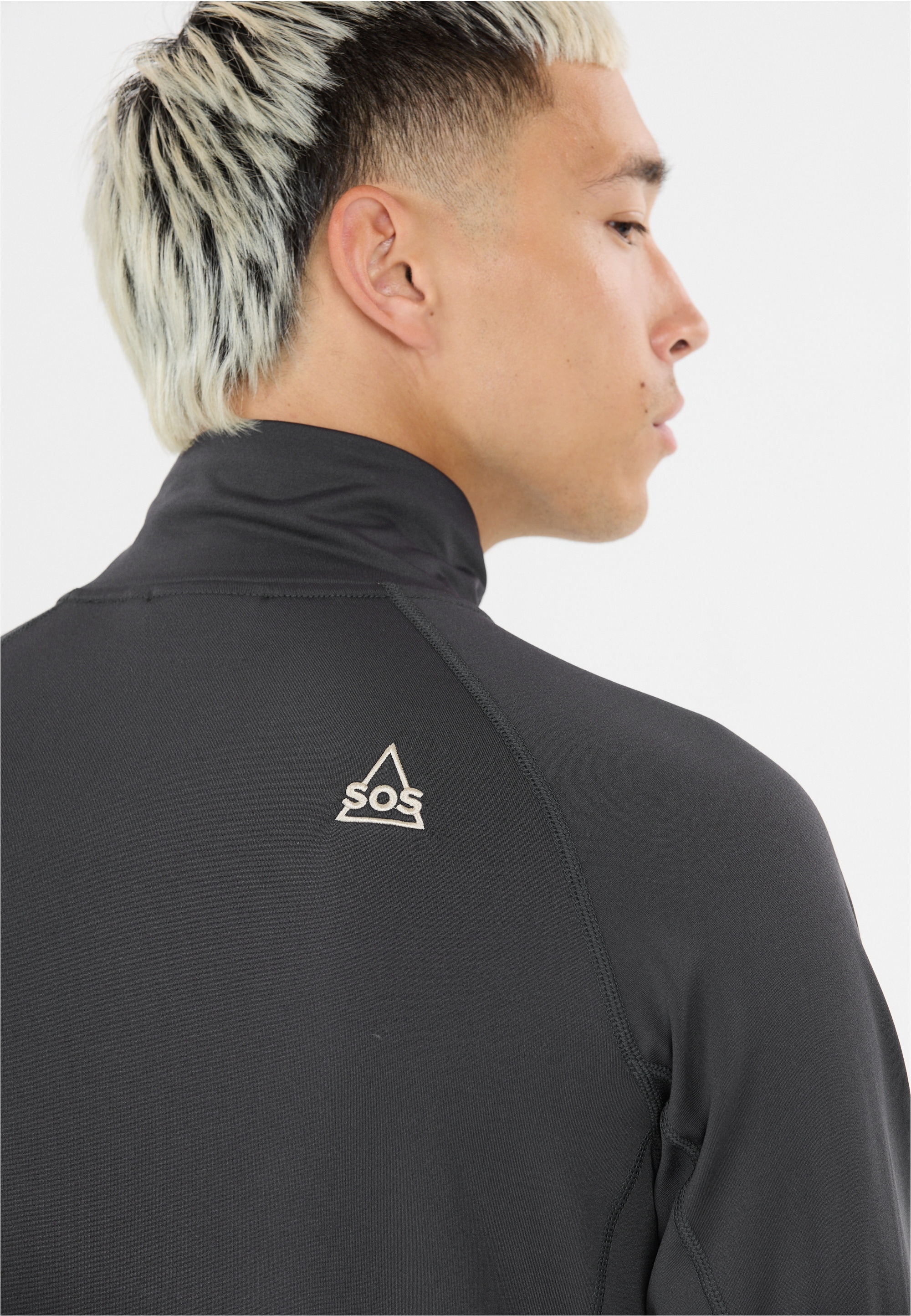 SOS Strickpullover »Jasna« mit praktischem Half-Zip